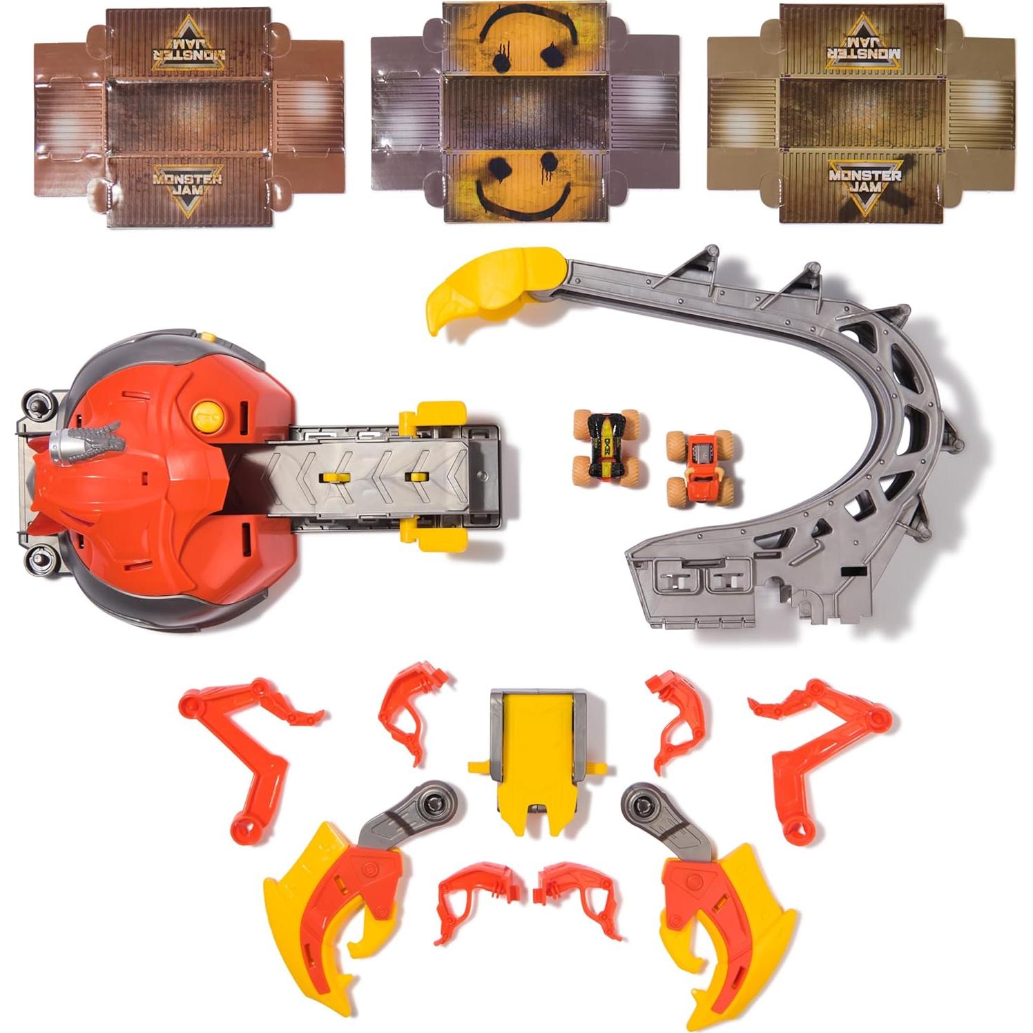 Monster Jam Mini, El Toro Loco Venom Velocity Scorpion Playset, 2 Exclusive Die-Cast El Toro Loco and Max-D Monster Truck, Kids Toys for Boys Ages 3 and Up