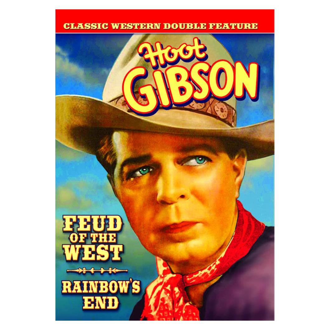 DVD Hoot Gibson Doble Función: Feudo del Oeste y El Fin del Arcoíris