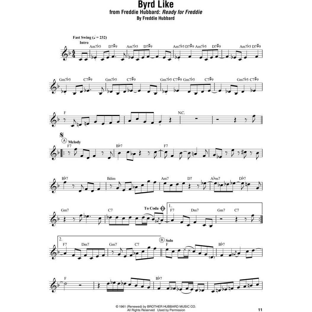 Trumpet Omnibook – Sheet Music for B-Flat Instruments | Jazz Transcriptions from Dizzy Gillespie, Miles Davis, Clifford Brown, Freddie Hubbard, and More | Trumpet Songbook for Intermediate