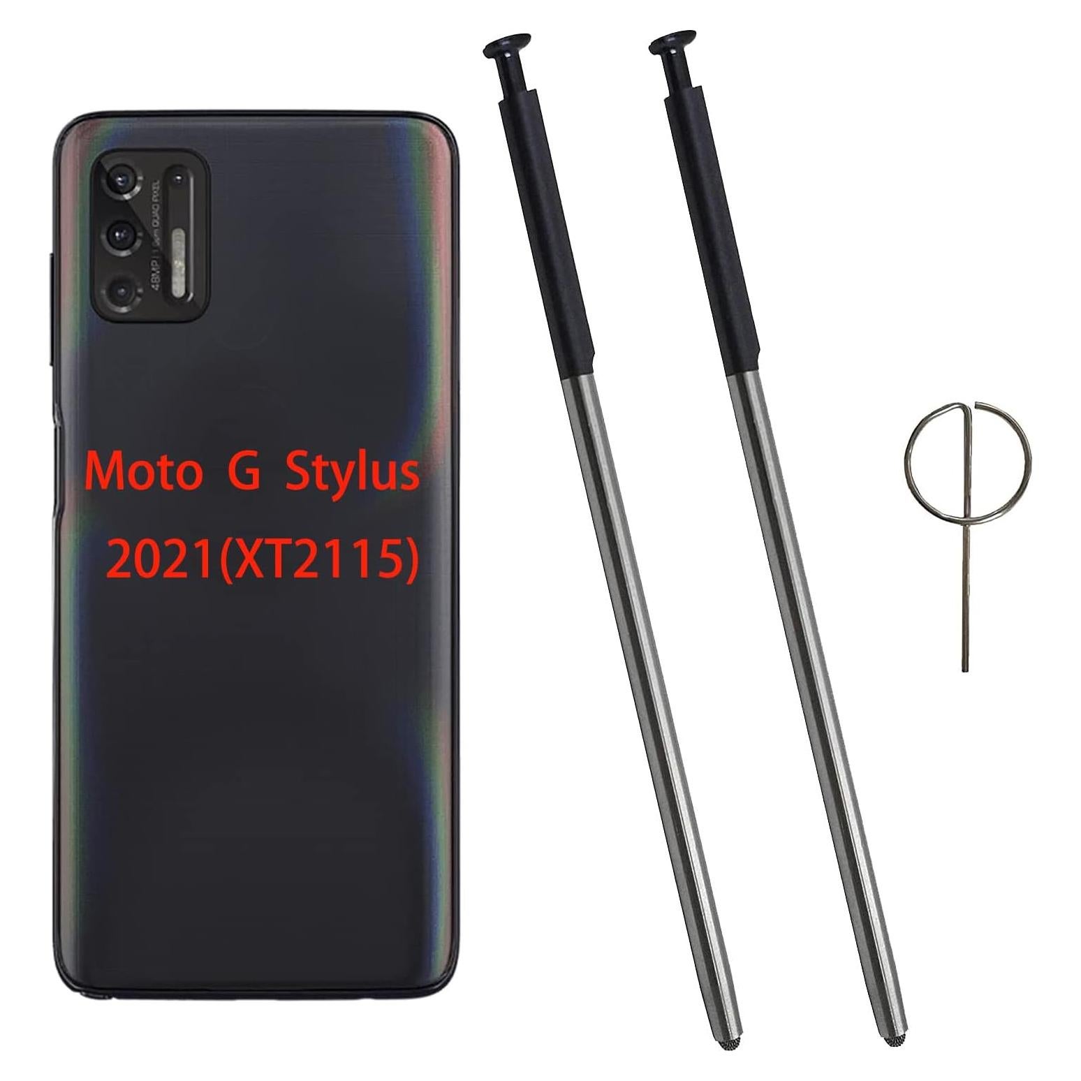 Lápiz Táctil 2 Pcs para Moto G Stylus 2021 - Negro Aurora