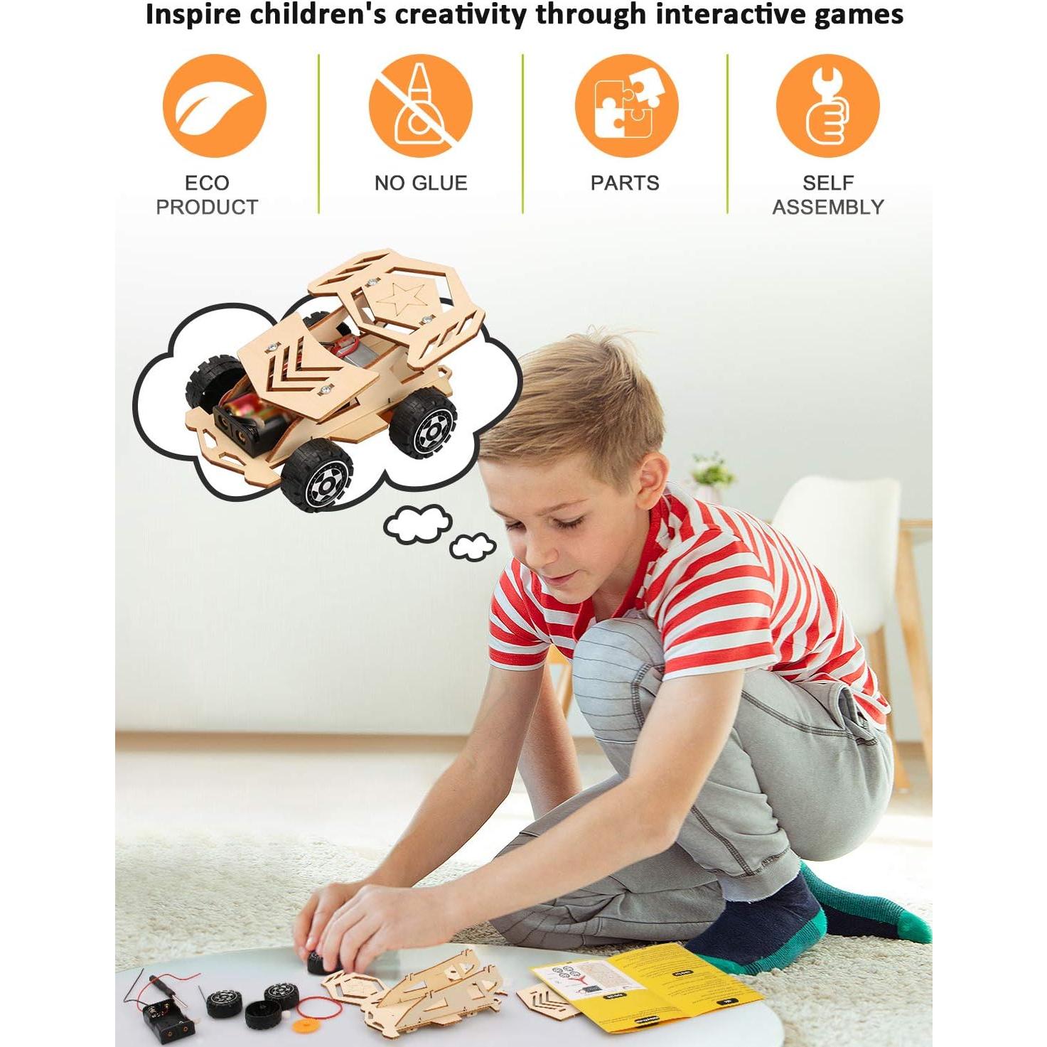 Kit STEM 5 en 1 Poraxy para Niños 8-12 Años - Construcción