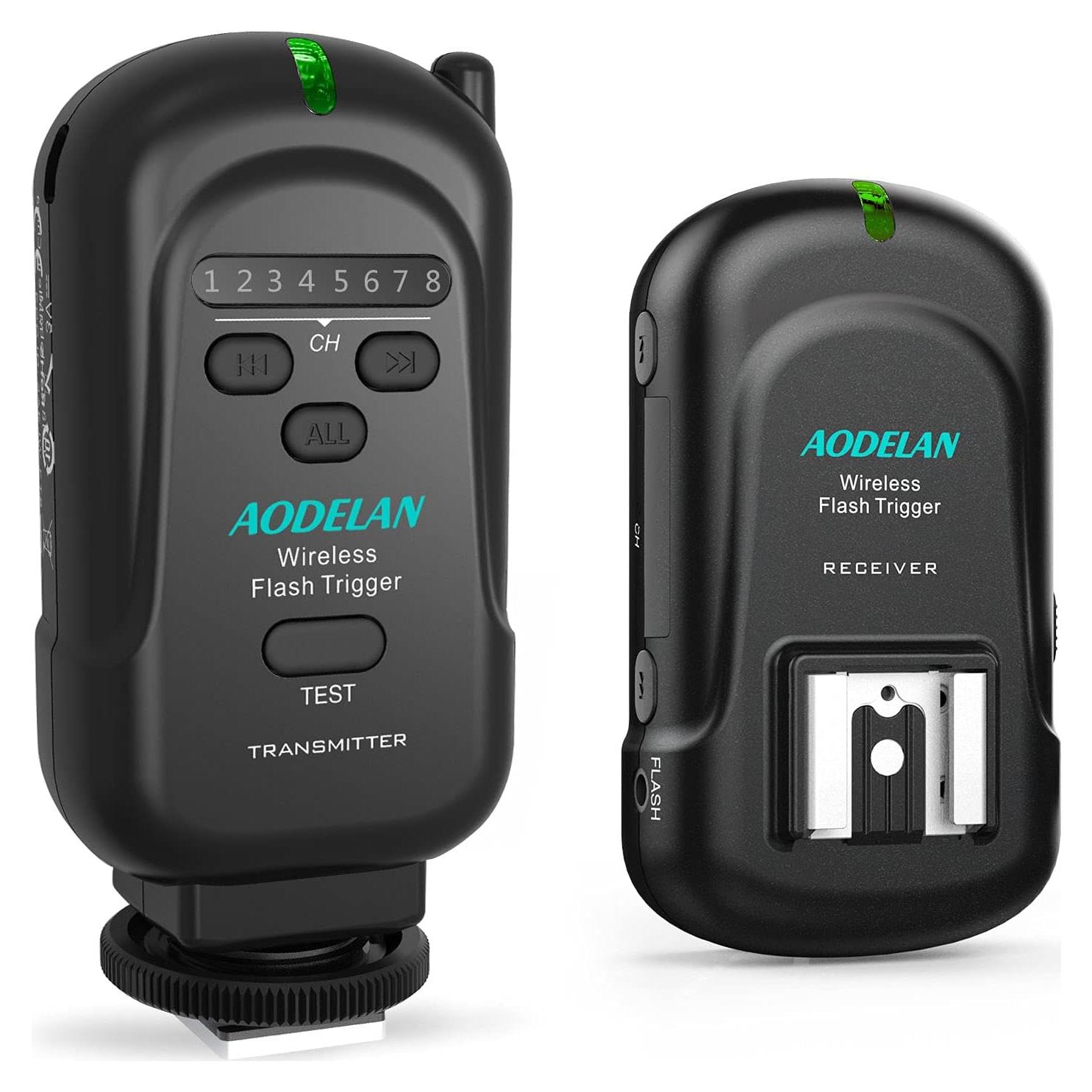 Disparador Inalámbrico AODELAN FT-8 para Canon Nikon 200m