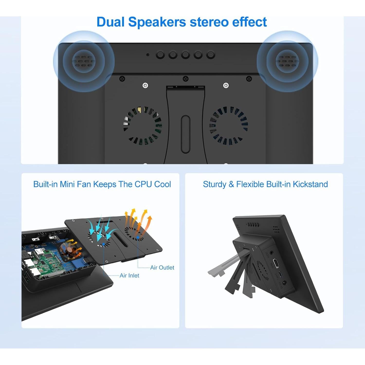 Monitor Táctil 10.1" XBONFIRE 1920x1200 HDMI IPS