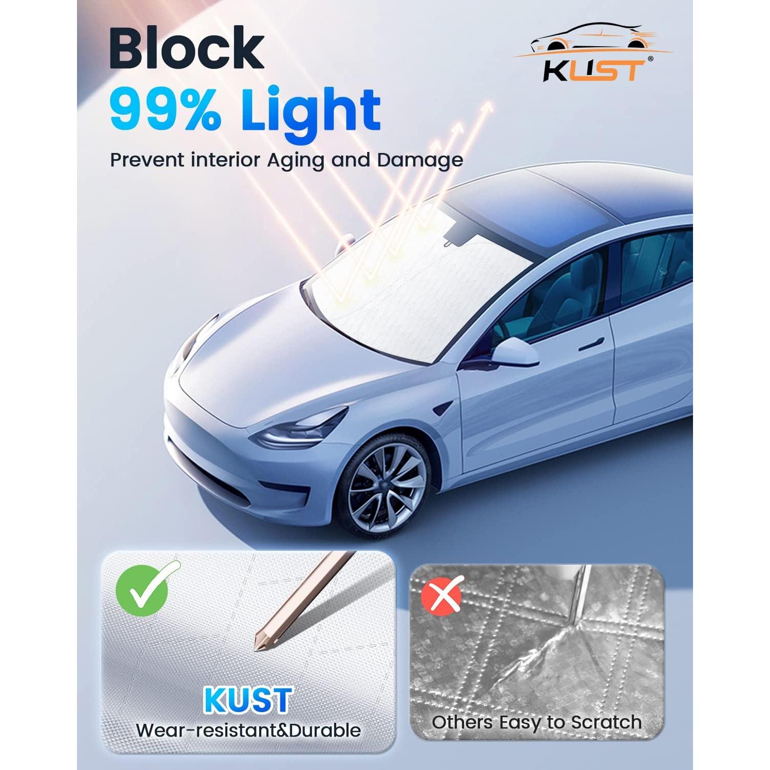 KUST Sombra de Parabrisas 5 Capas para Toyota Corolla Cross 2022-2025