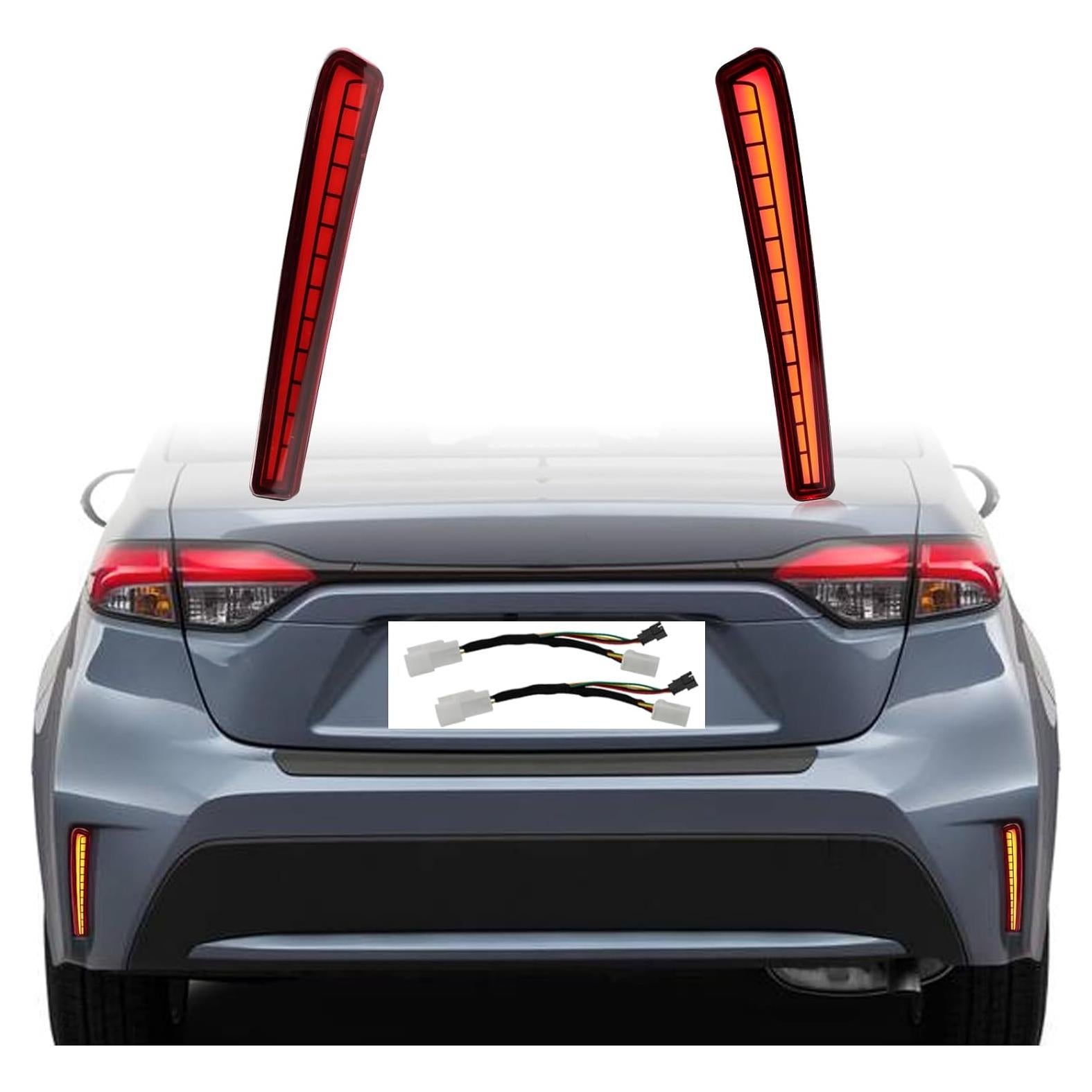 Luz de Parachoques Trasero LED KEEGTBOX Corolla 2020-2023