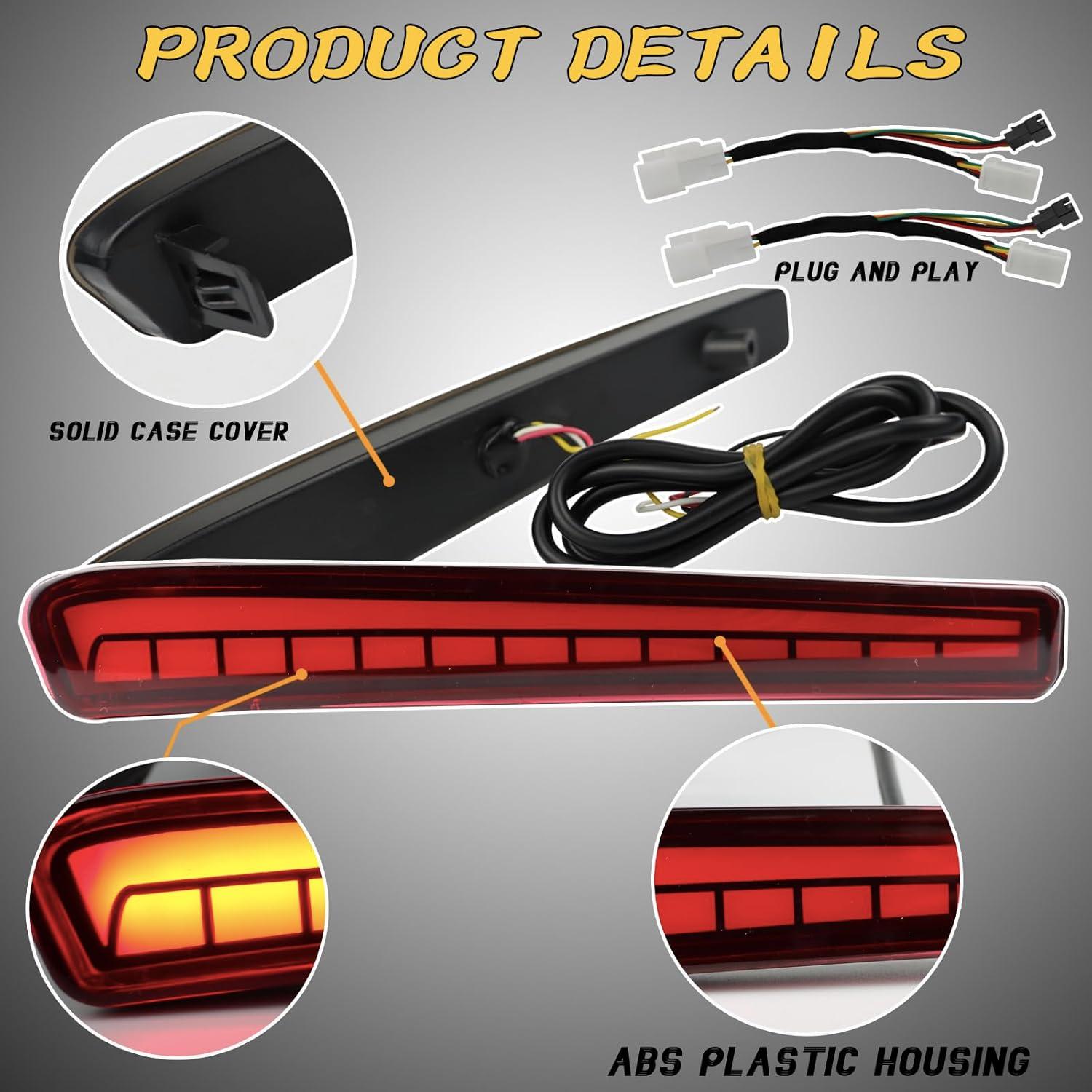 Luz de Parachoques Trasero LED KEEGTBOX Corolla 2020-2023