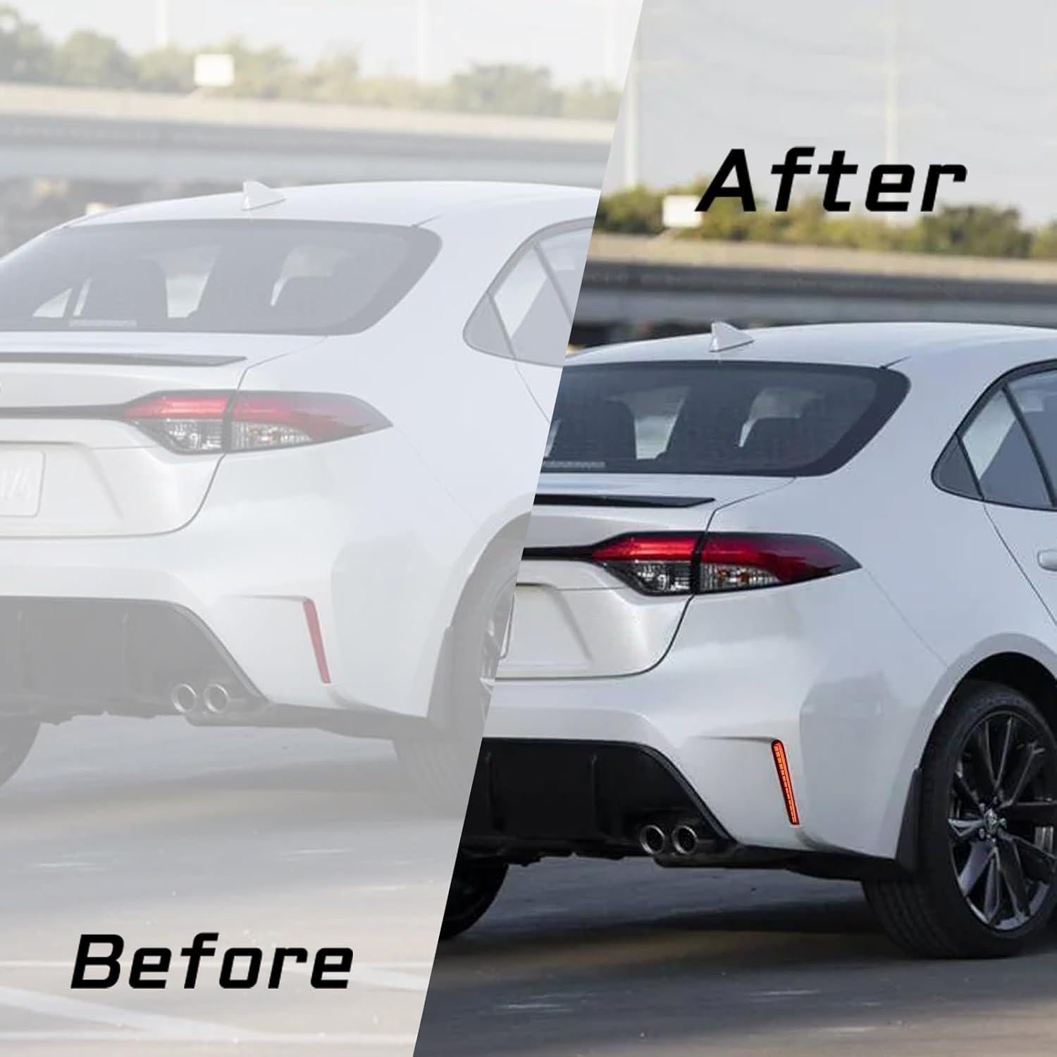 Luz de Parachoques Trasero LED KEEGTBOX Corolla 2020-2023