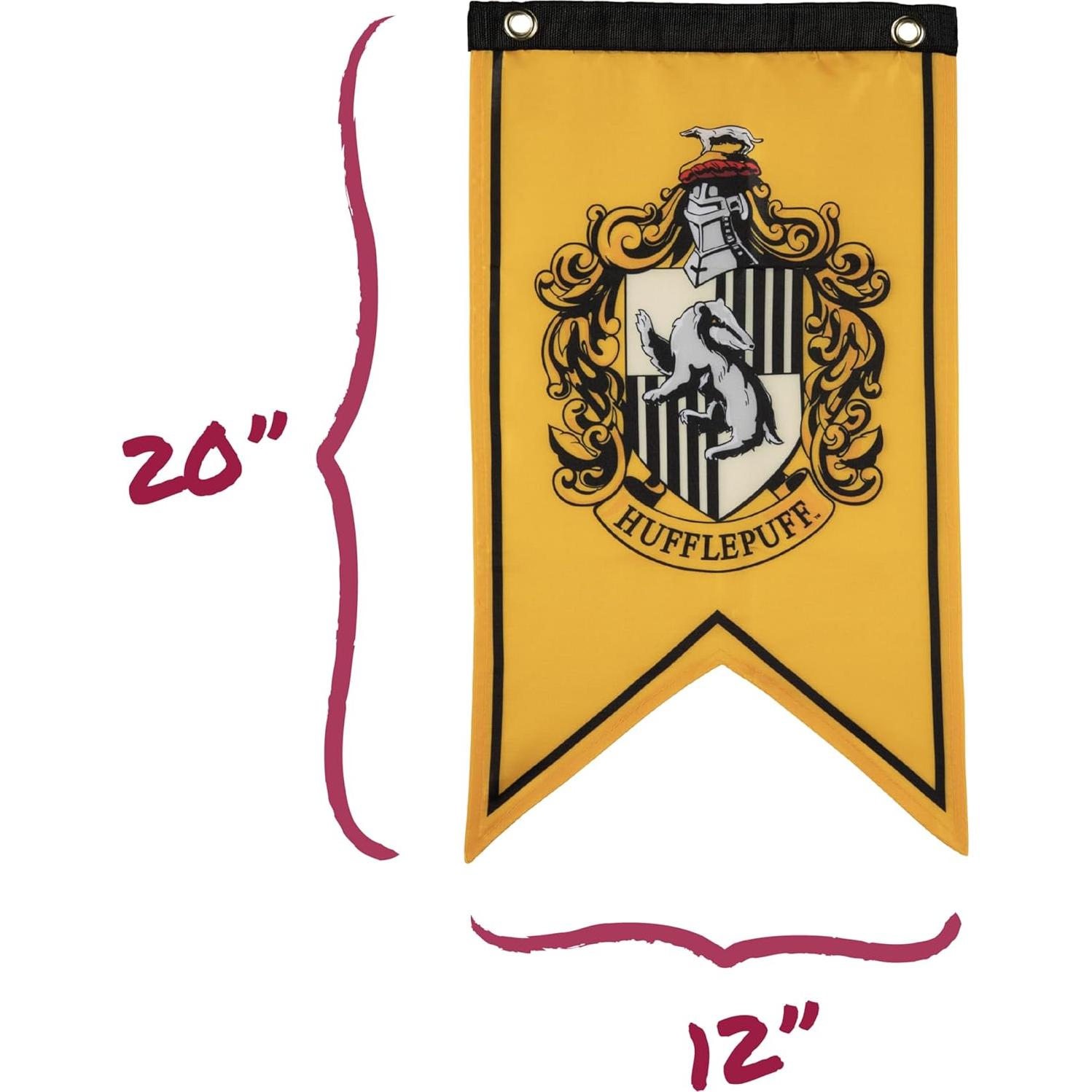Set de 5 Banderas de Casa Harry Potter CON*QUEST 20x30cm