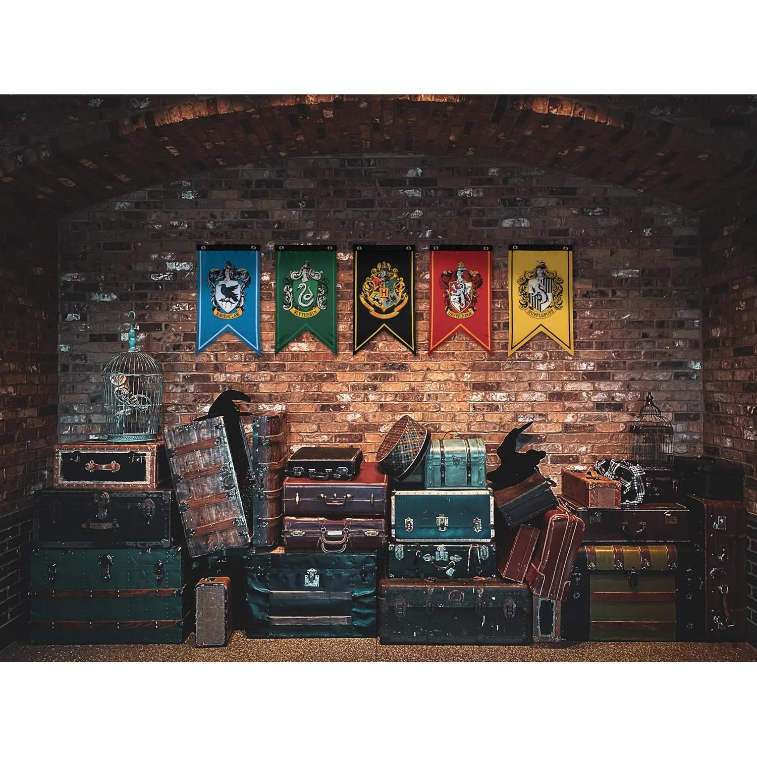 Set de 5 Banderas de Casa Harry Potter CON*QUEST 20x30cm