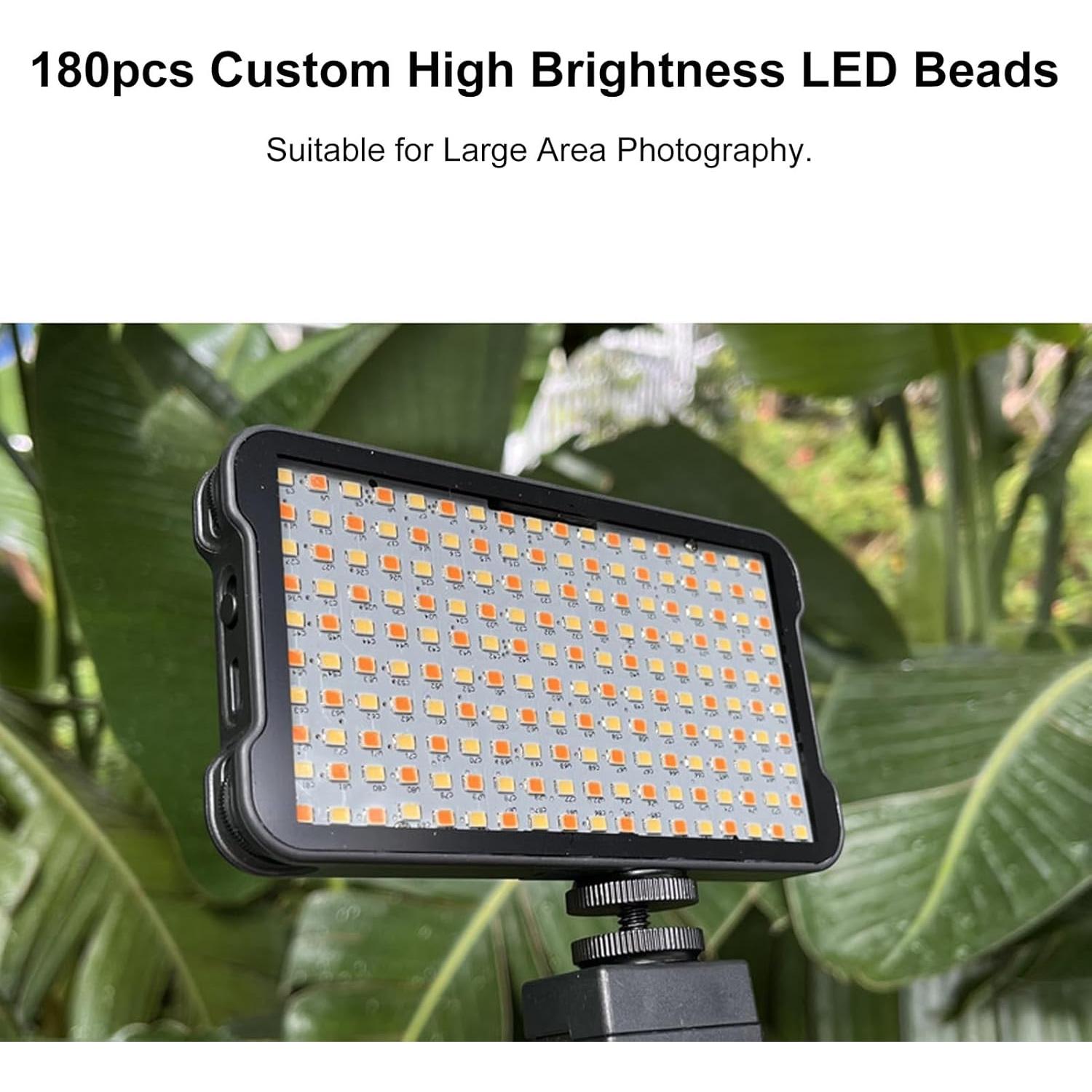 Luz de Selfie LUCKDANO con Filtro CPL 52mm y Trípode Ajustable