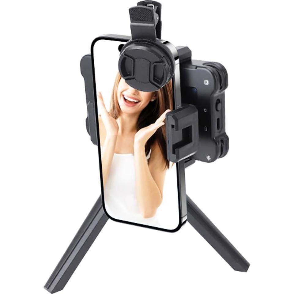 Luz de Selfie LUCKDANO con Filtro CPL 52mm y Trípode Ajustable