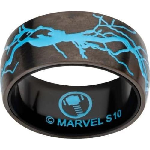 Anillo de Rayos de Thor - SalesOne - Talla 9 - Acero Inoxidable