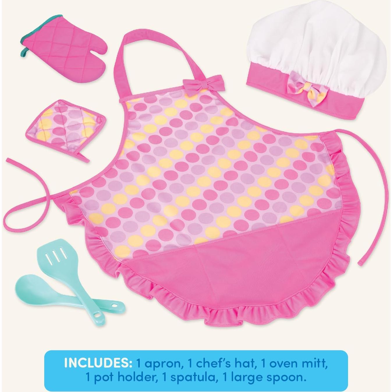 Set de Delantal de Chef Battat Circle de Juego - 6 Piezas