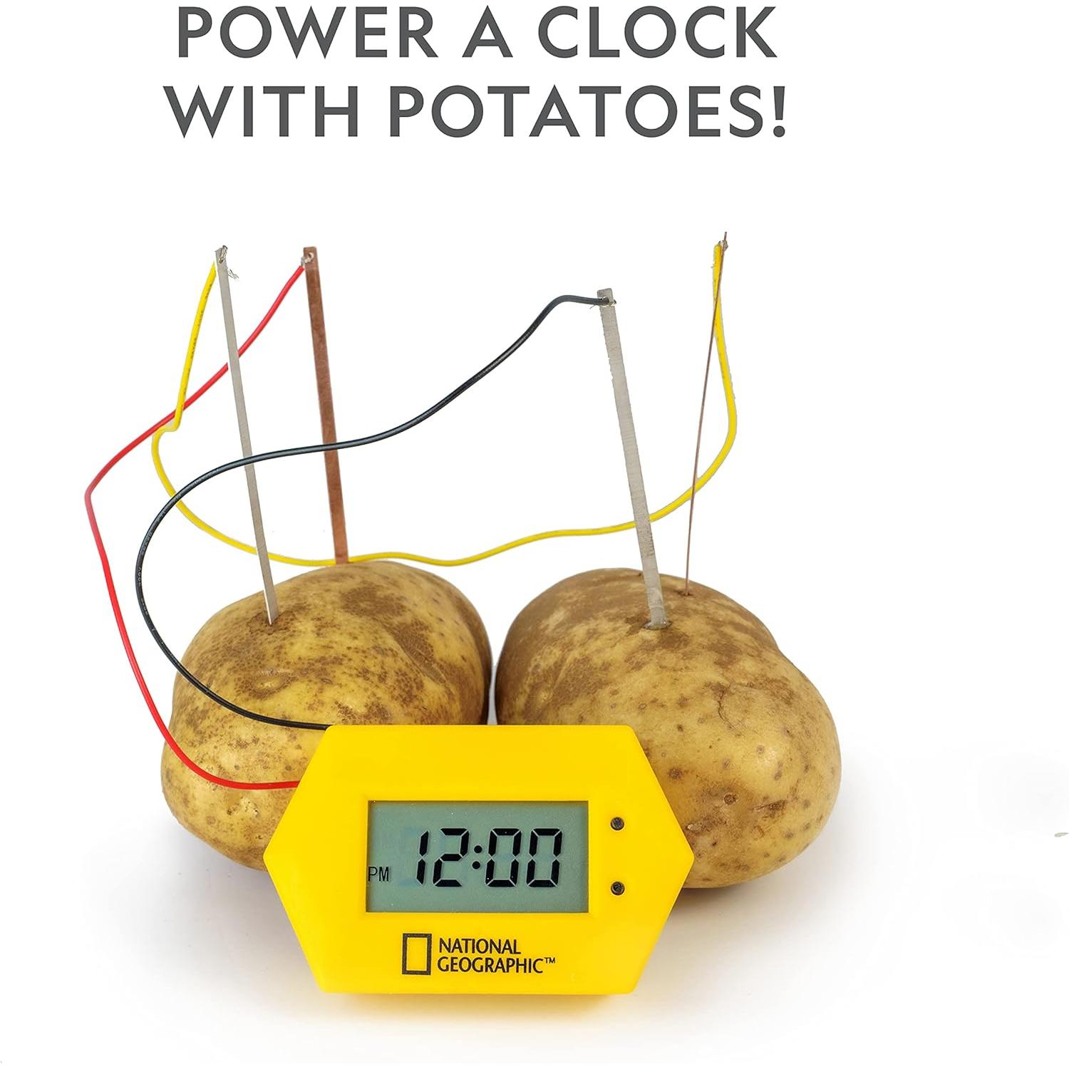 Kit de Baterías National Geographic - Reloj y Linterna STEM