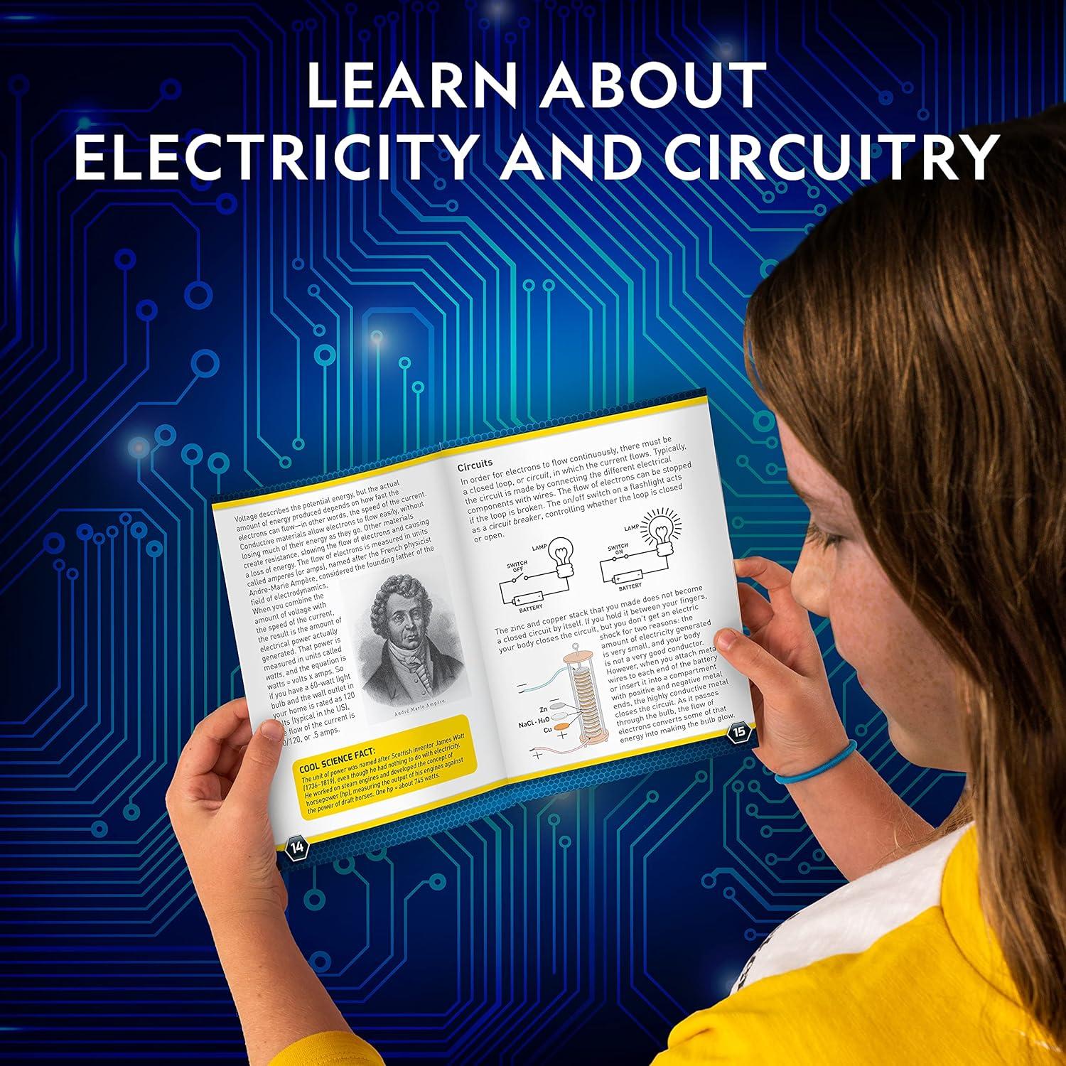 Kit de Baterías National Geographic - Reloj y Linterna STEM