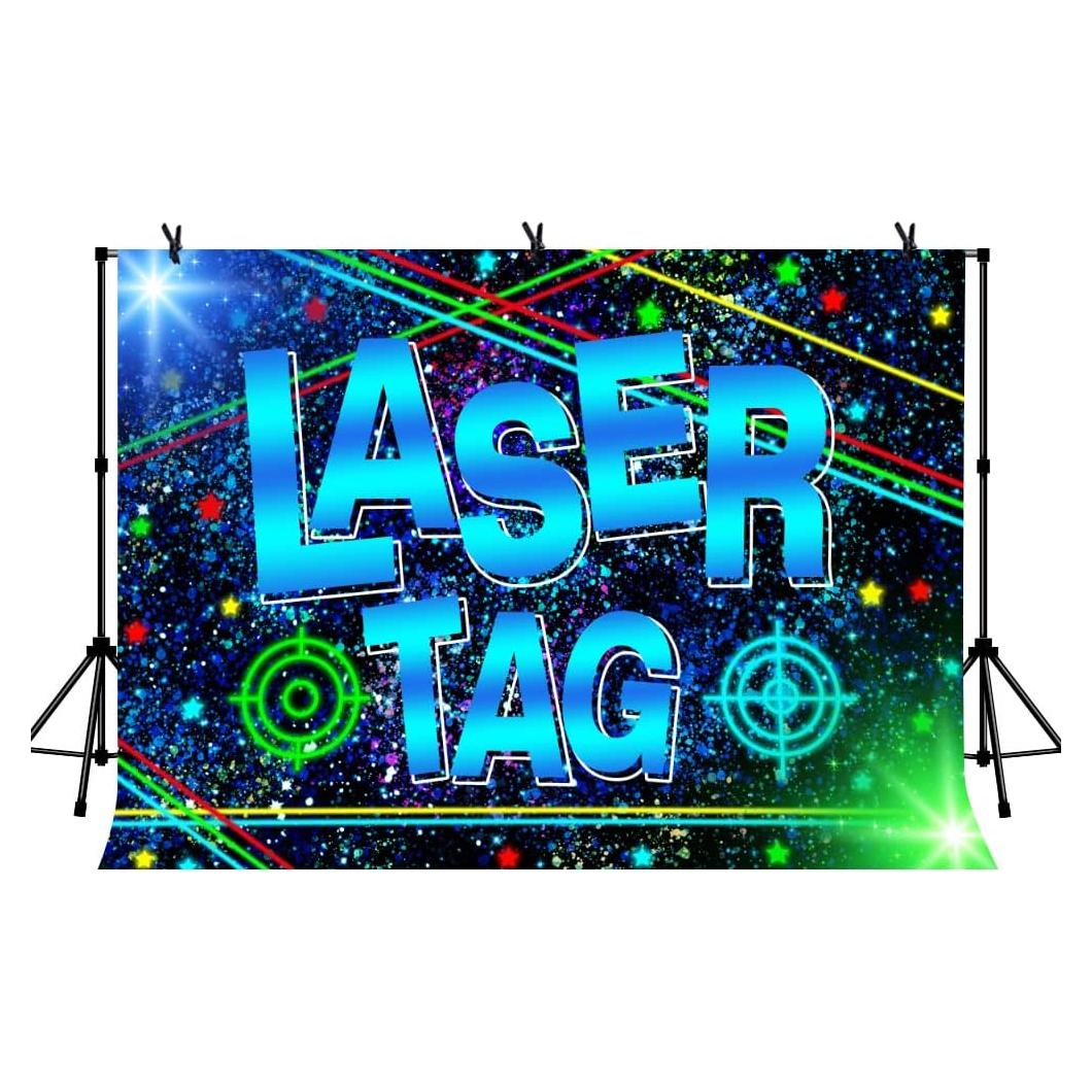 Backdrop Vinilo Mejorado 213x152cm Laser Tag BJLSLY770