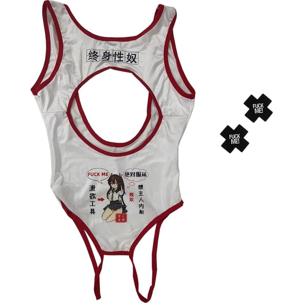 SINROYEE Lencería Sexy Cosplay Anime Japonés Talla Única