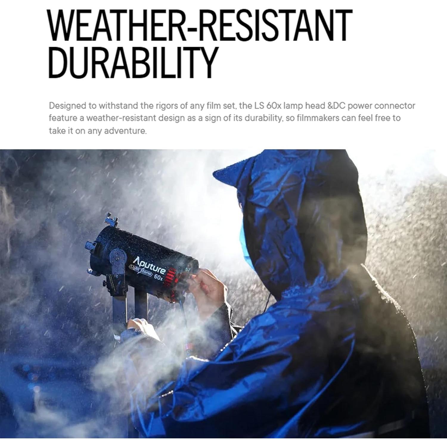 Aputure LS 60X Luz LED Bi-Color Focalizada 60W 30000lux