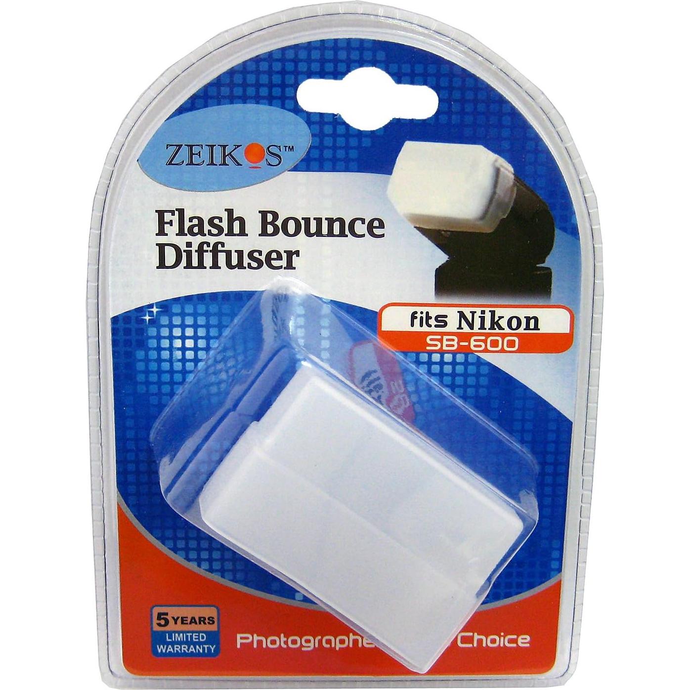 Difusor Duro Zeikos ZE-HD600 para Flash Nikon SB600/800