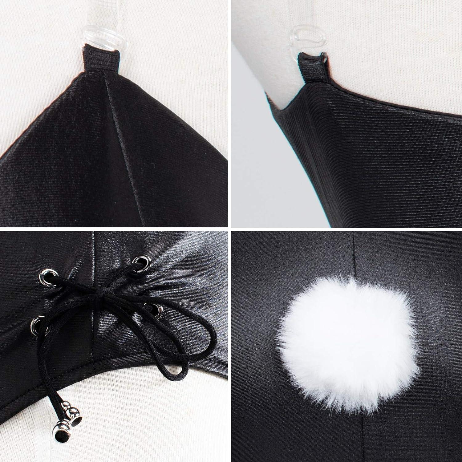 Disfraz de Conejita para Mujeres Senpai Cosplay Negro M