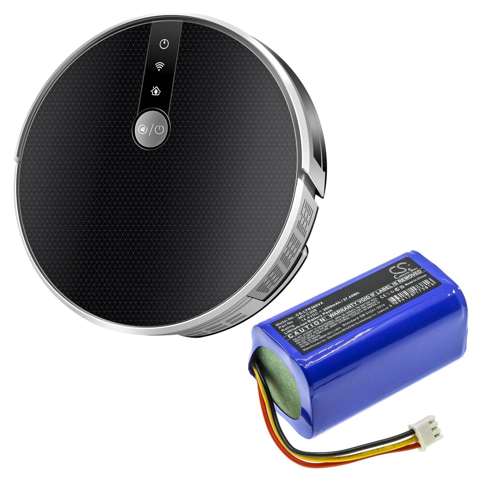 Batería de Reemplazo 14.4V 3200mAh Li-ion para Aspiradora Midea C30B