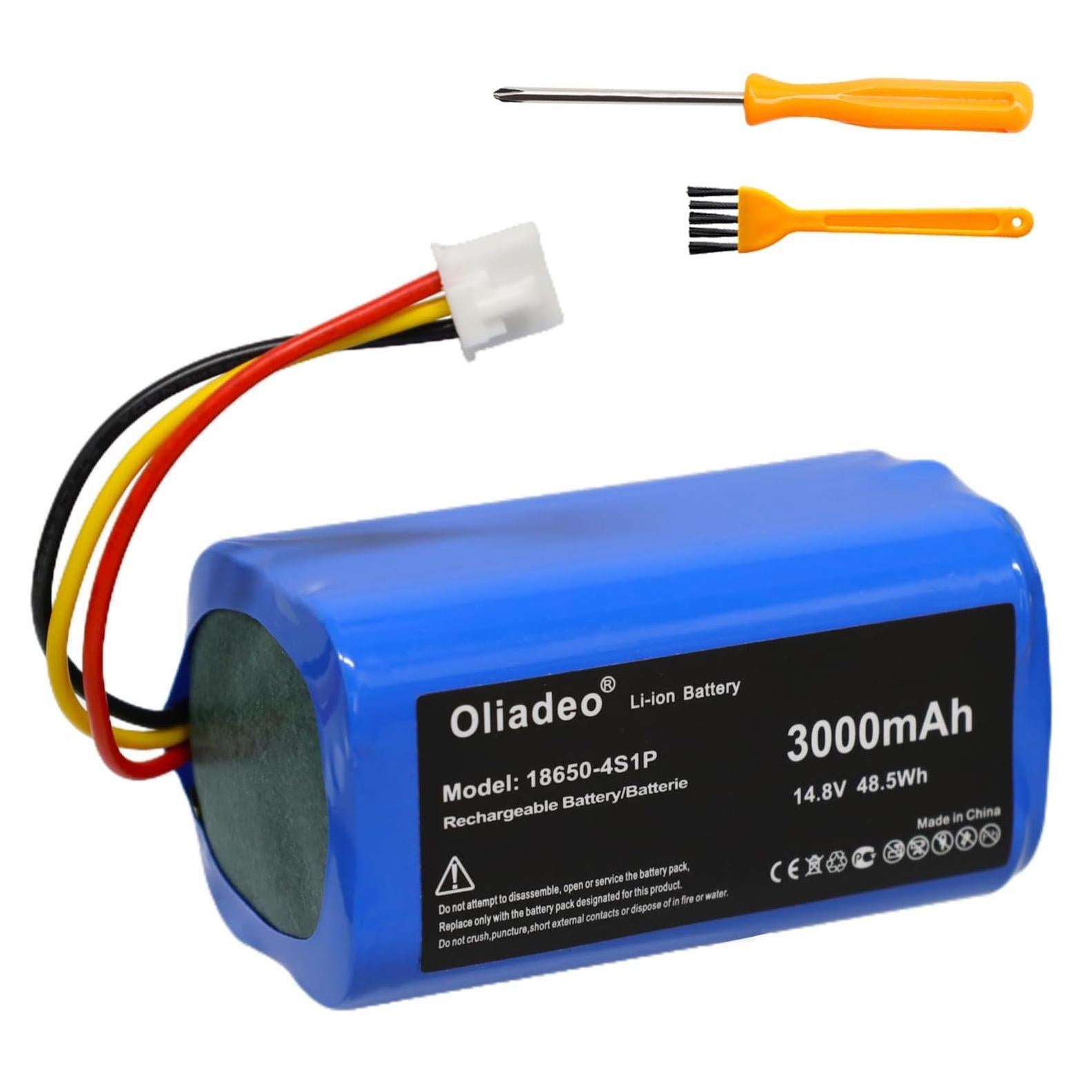 Batería de Reemplazo Li-Ion 3000mAh 14.8V para Liectroux C30B