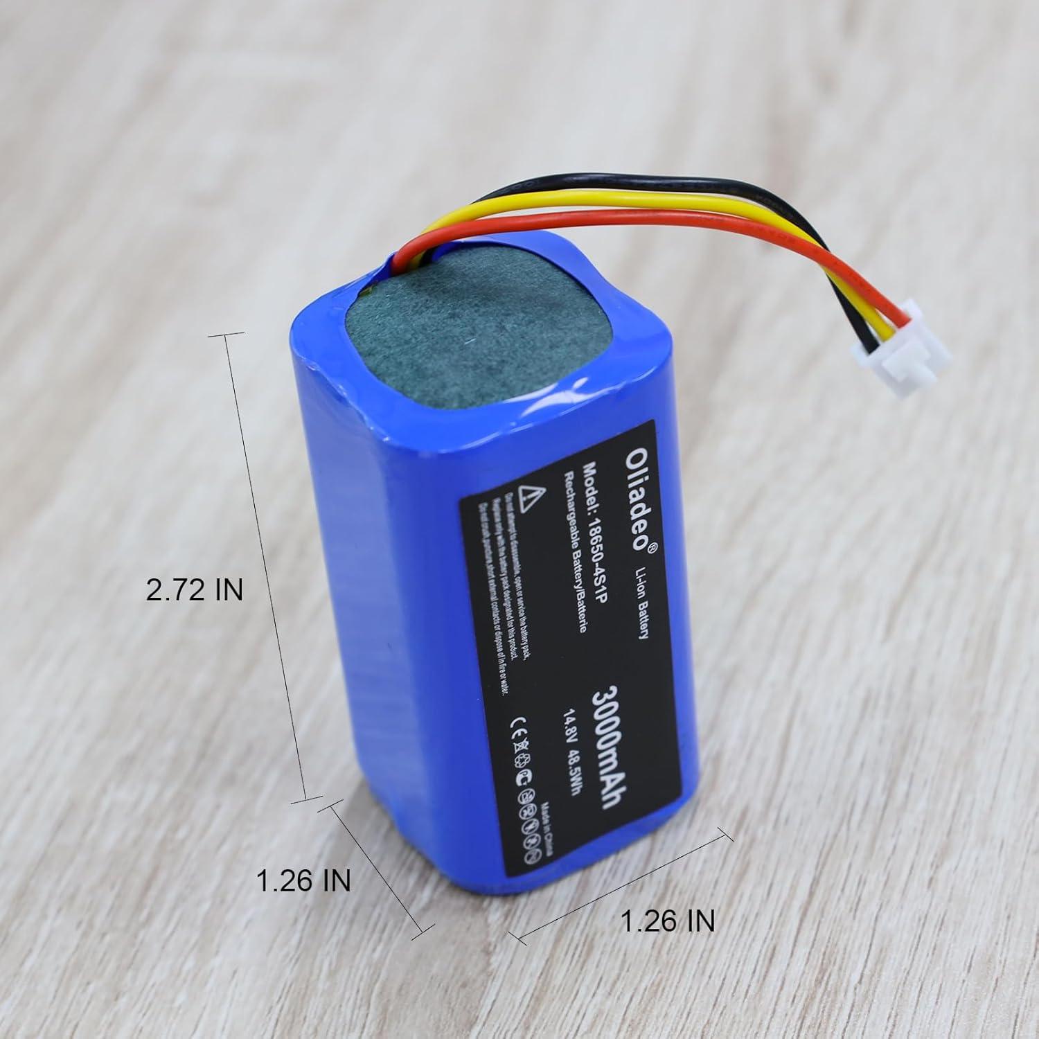 Batería de Reemplazo Li-Ion 3000mAh 14.8V para Liectroux C30B