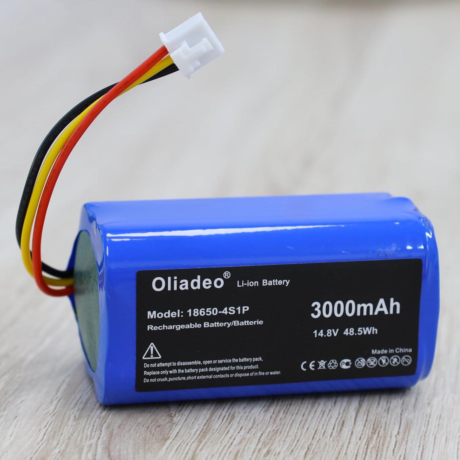 Batería de Reemplazo Li-Ion 3000mAh 14.8V para Liectroux C30B