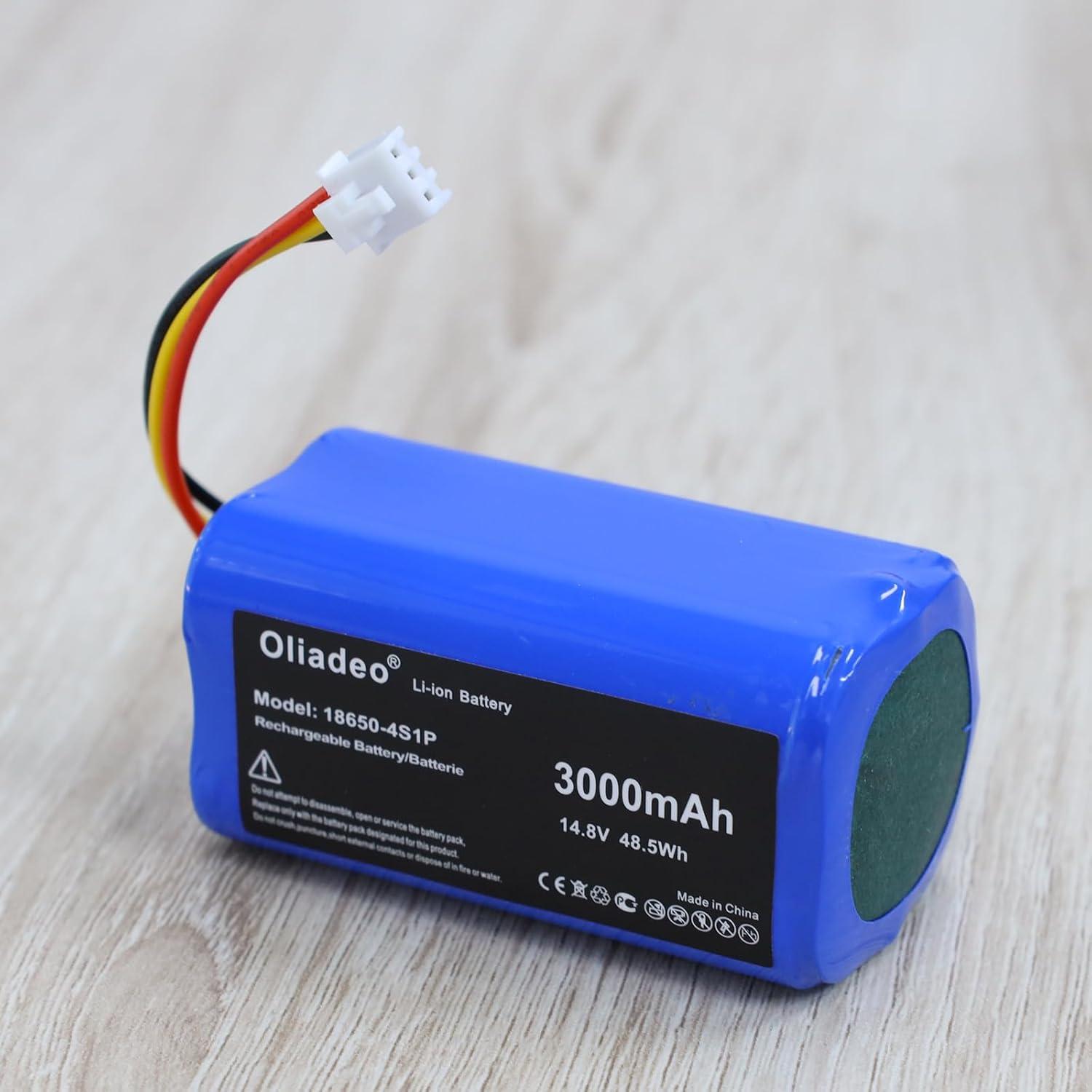 Batería de Reemplazo Li-Ion 3000mAh 14.8V para Liectroux C30B