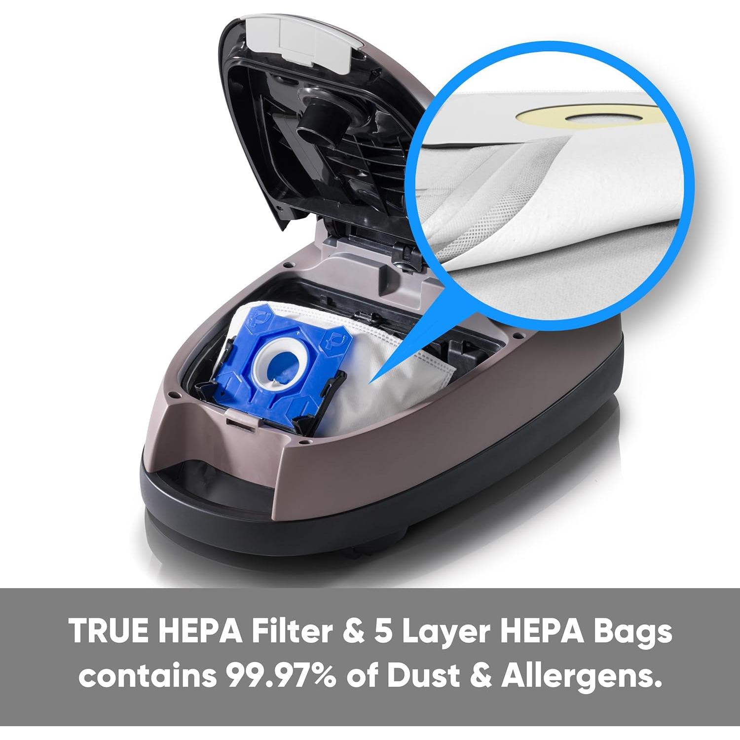 Aspiradora Prolux QX60 Canister HEPA 1440W 6.8kg 107 CFM