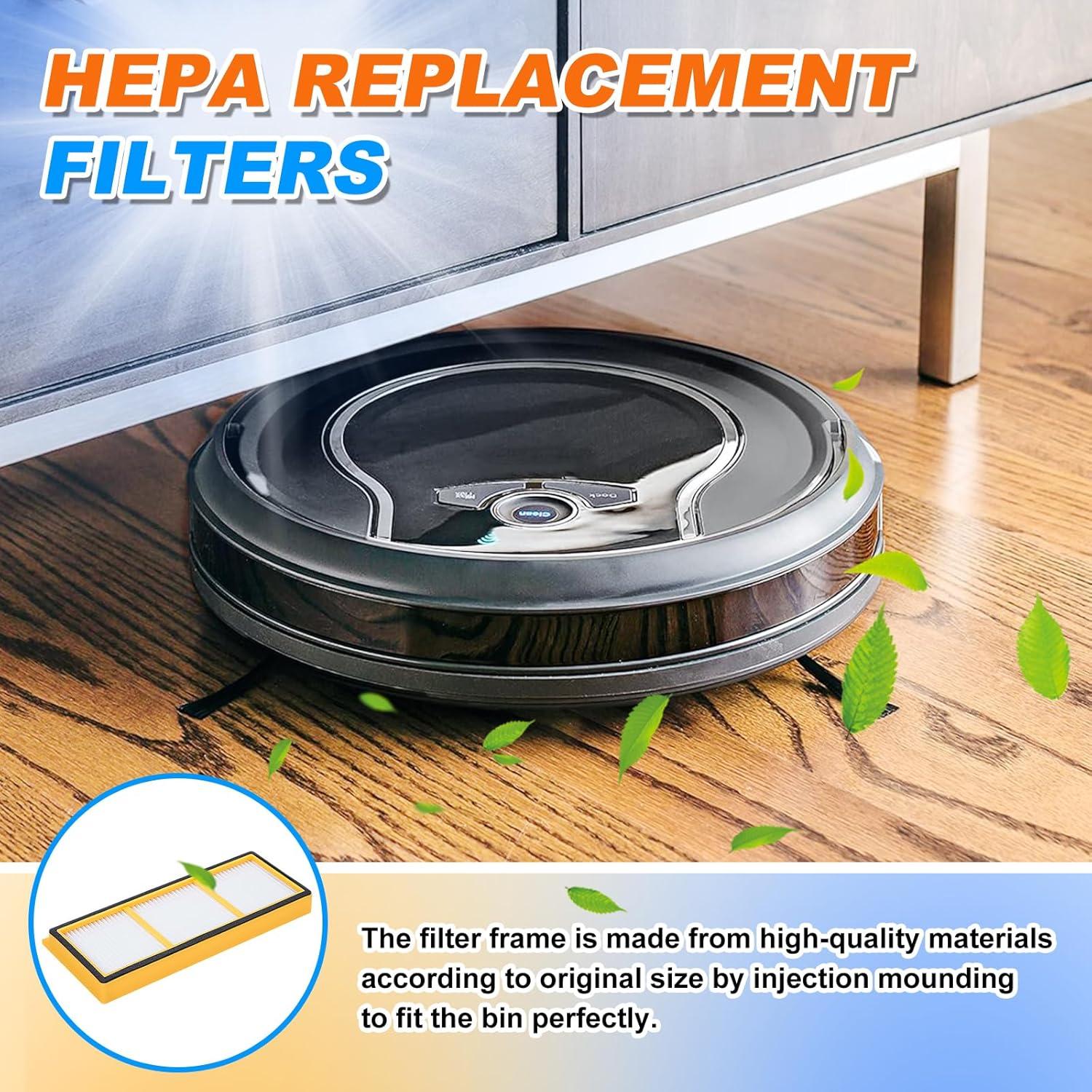 Filtros de Reemplazo MyKEEPOW para Aspiradora Robot Shark ION RV750