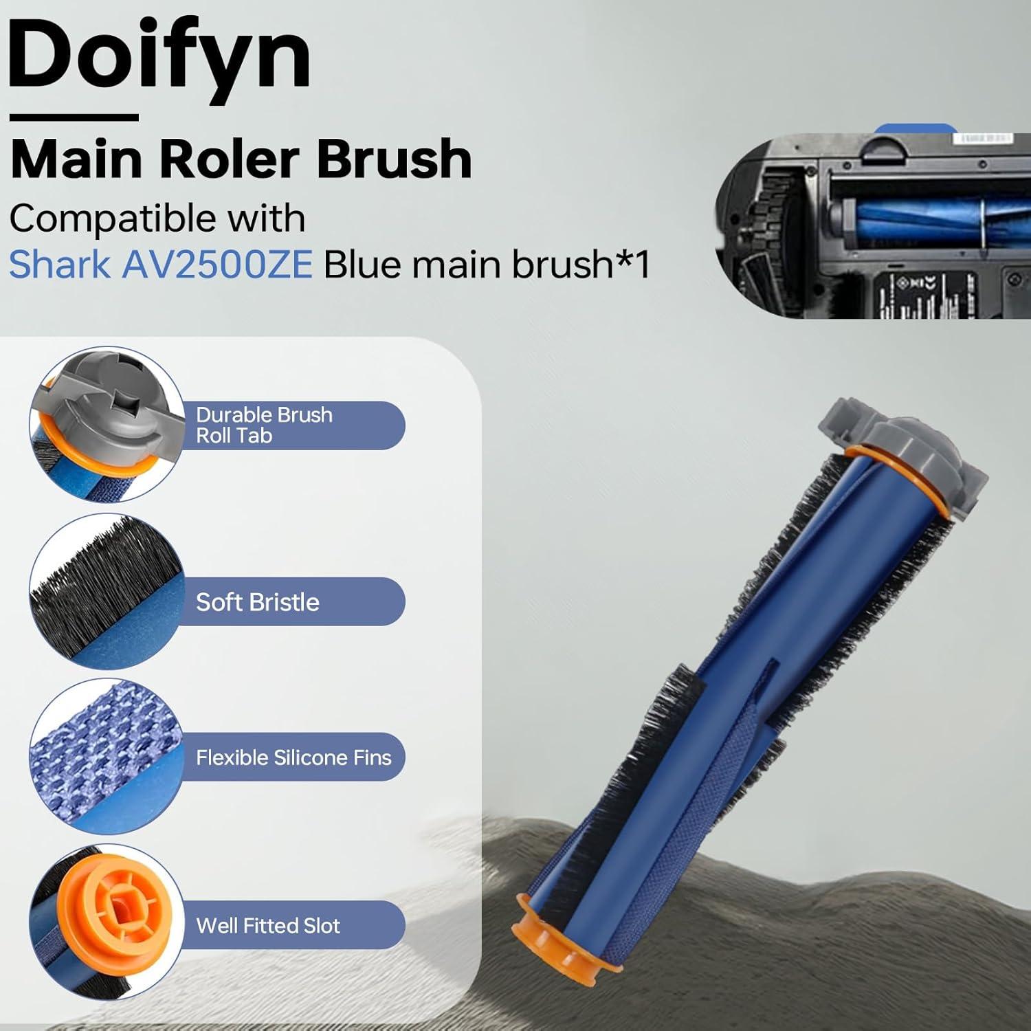 Repuestos Doifyn para Aspiradora Robot Shark AV2500ZE - 1 Cepillo, 2 Filtros