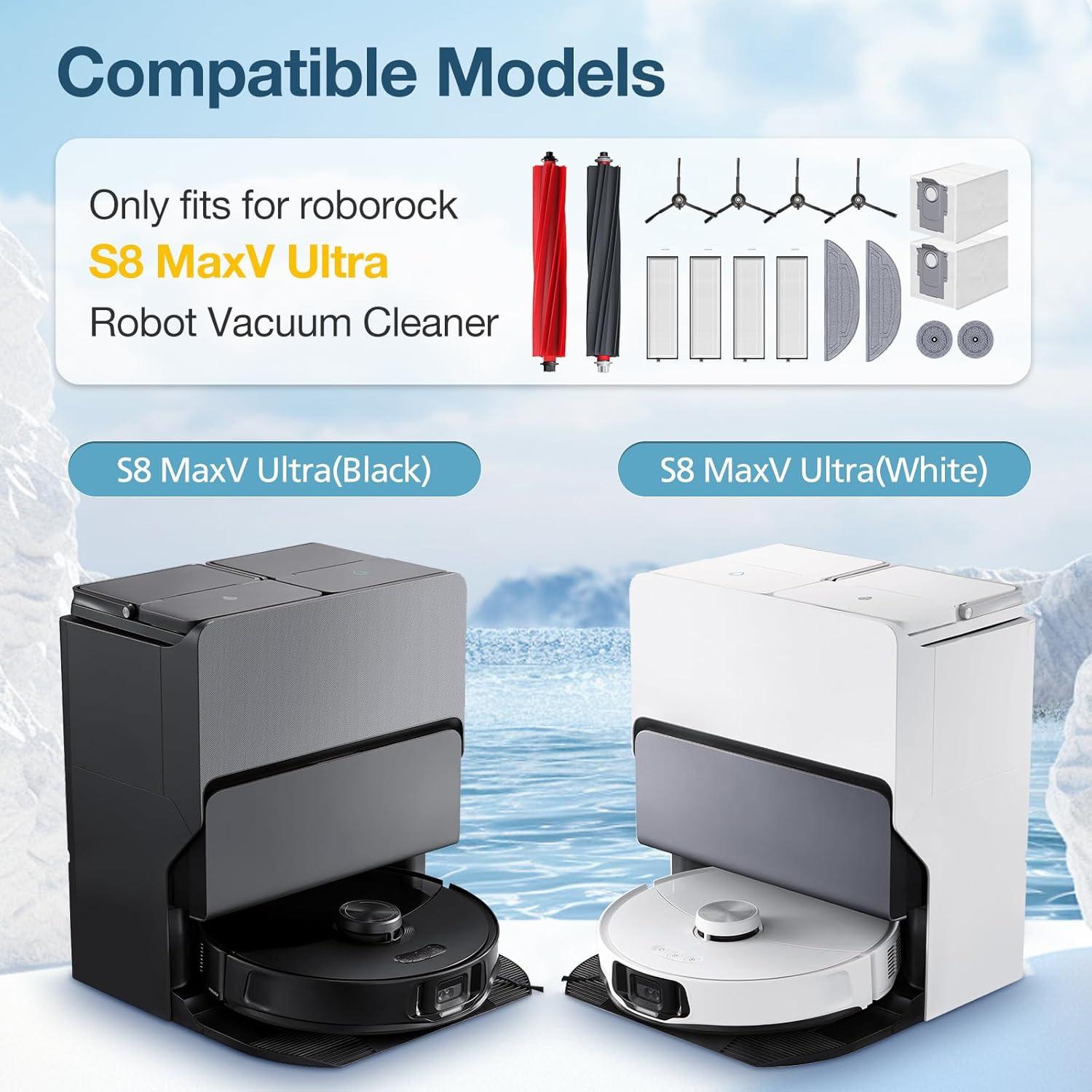 Kit de Accesorios Lacvik para Aspiradora Roborock S8 MaxV Ultra