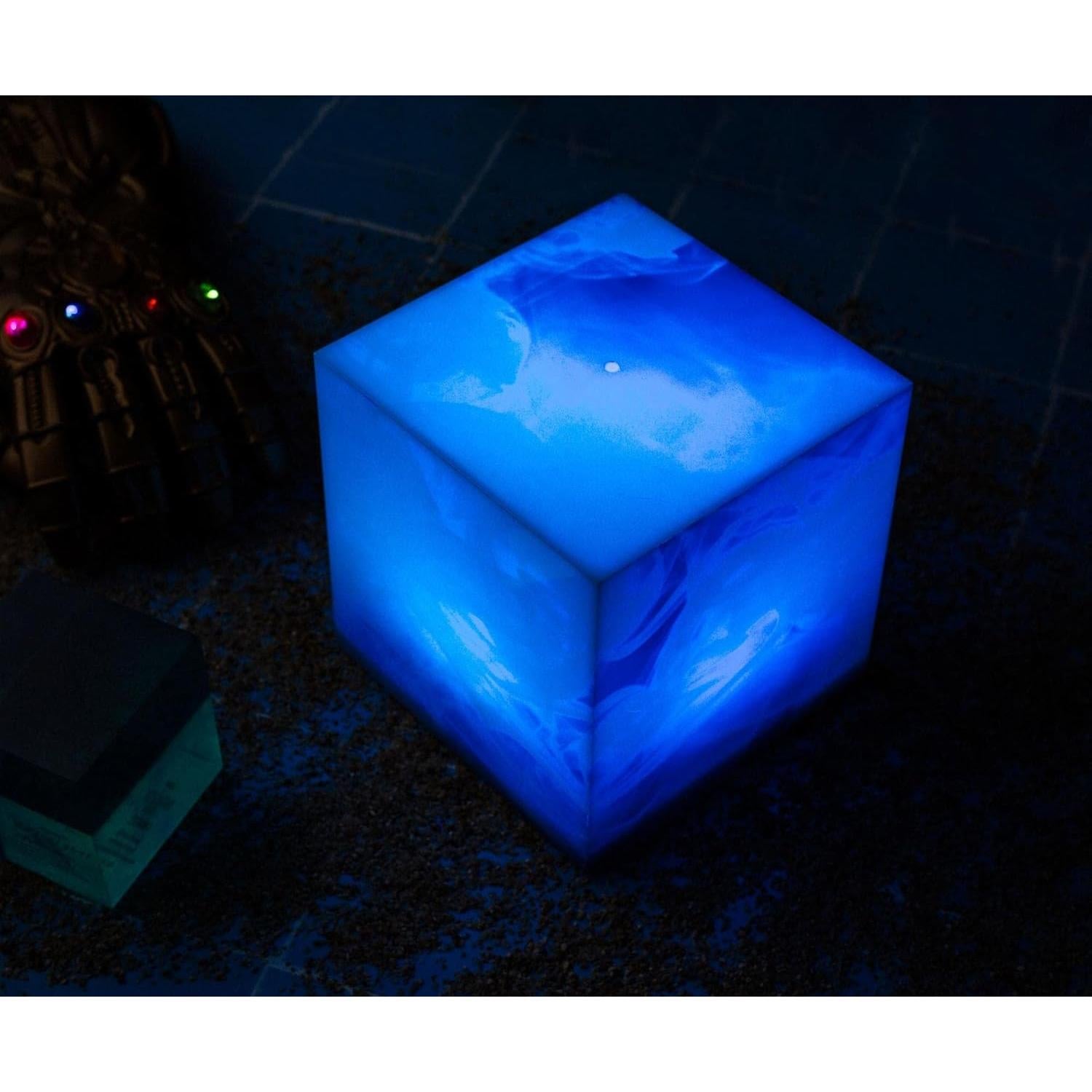 Cubo Tesseract Marvel LED Cambiante 17,8 cm Luz de Ambiente
