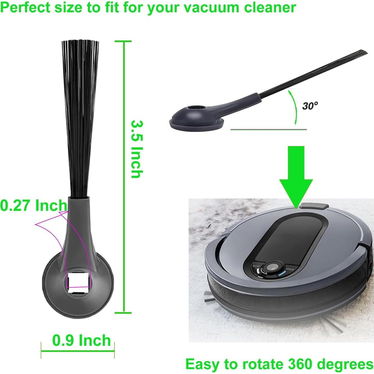 Paquete de 10 Cepillos Laterales Fuyoda para Shark Robot