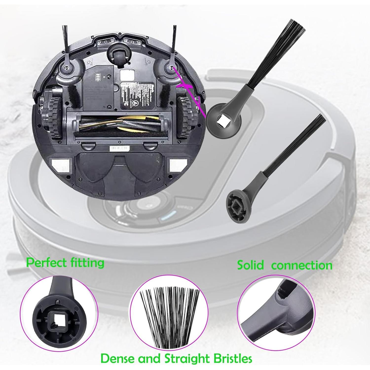 Paquete de 10 Cepillos Laterales Fuyoda para Shark Robot