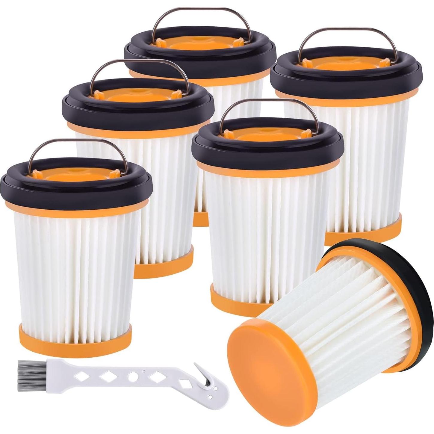 Paquete de 6 Filtros HEPA Rebirthcare para Shark ION W1 S87