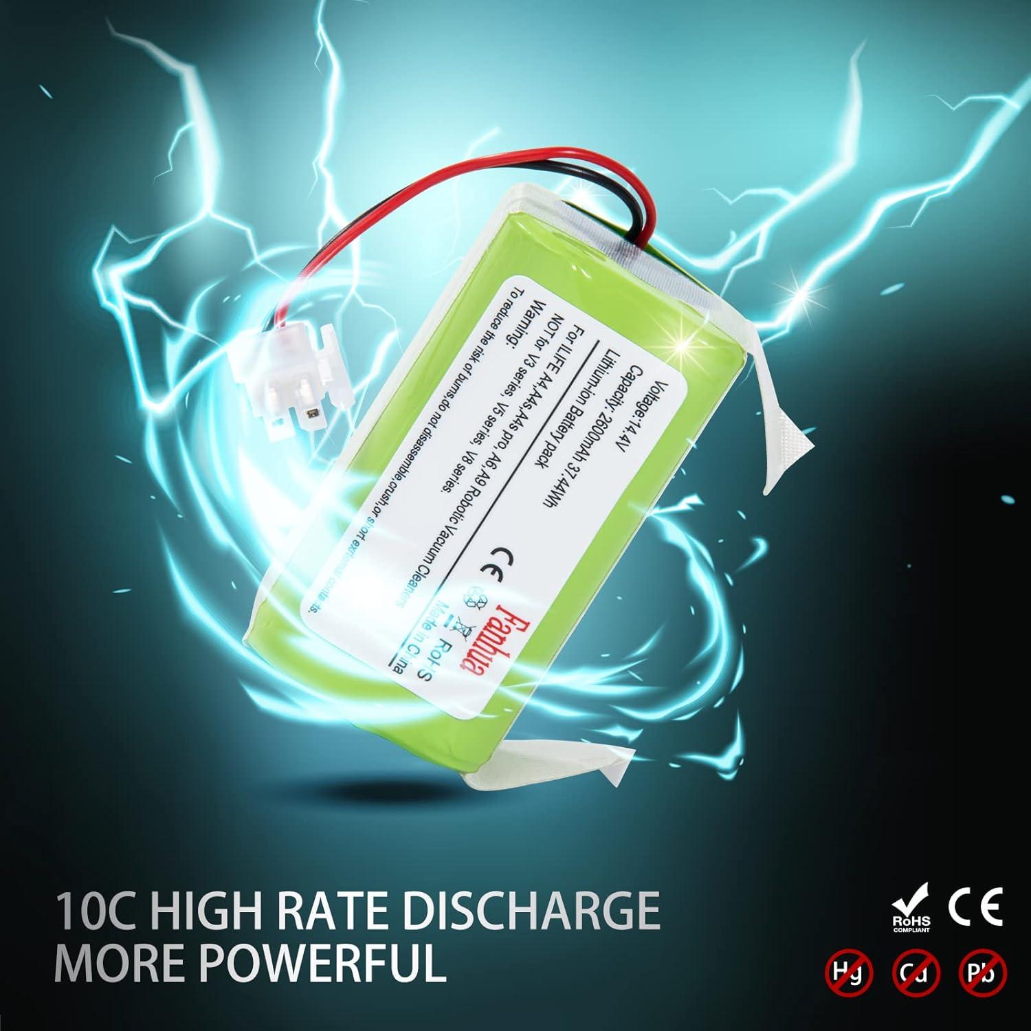 Batería de Reemplazo Fanhua 14.4V 2600mAh para ILIFE A4 A6 A9