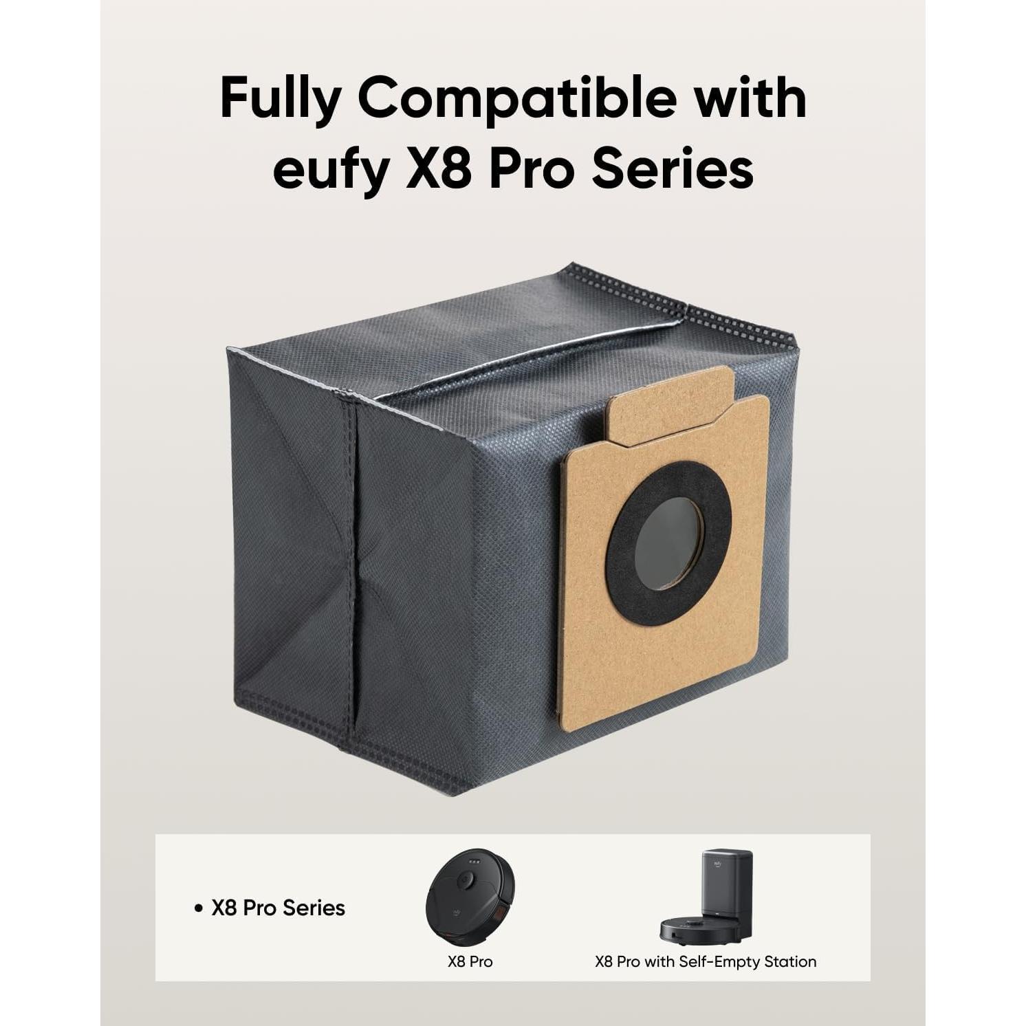 Bolsas de Polvo eufy X8 Pro - Paquete de 6 Unidades