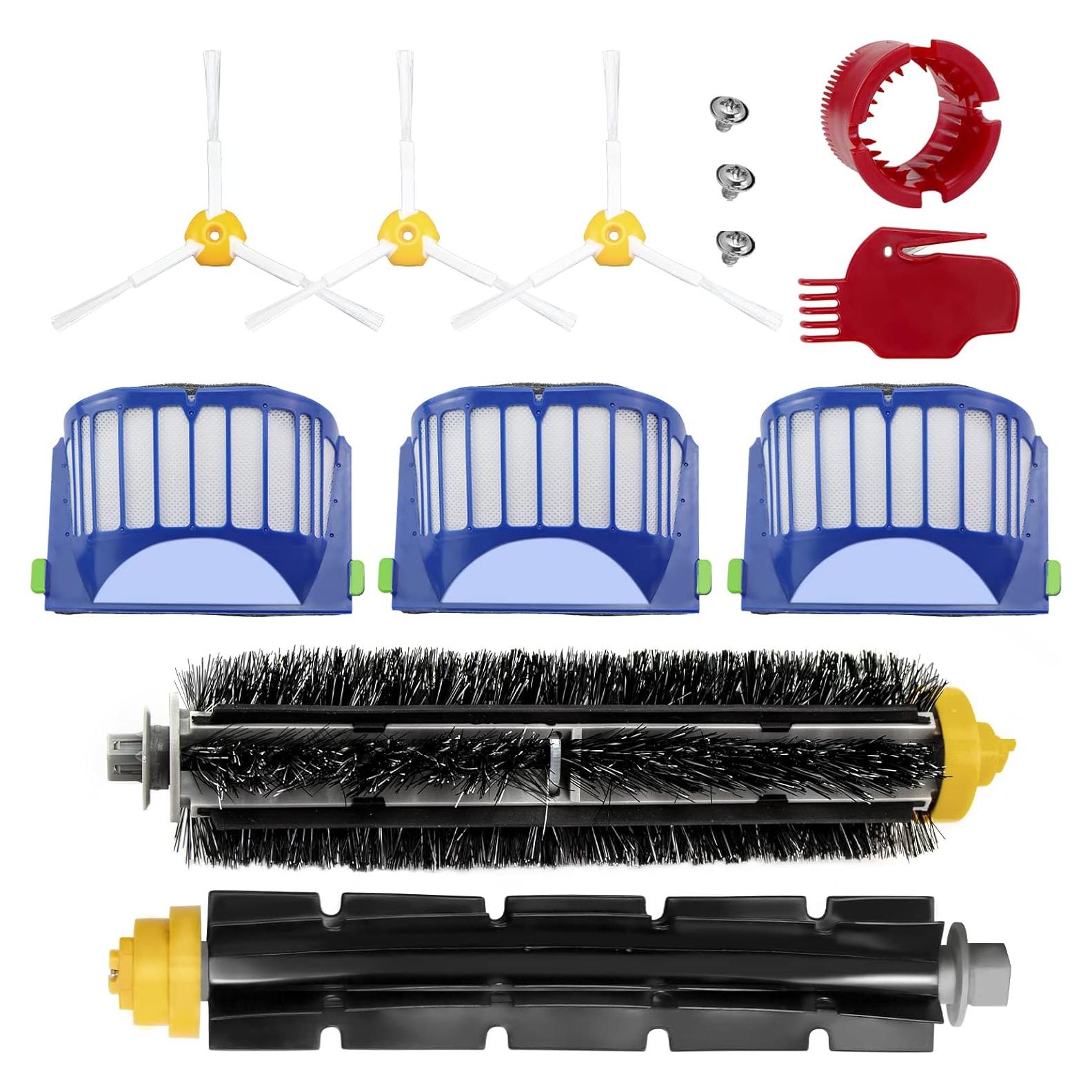 Kit de Repuesto i-Robot Roomba 600 Series - 3 Filtros y 3 Cepillos