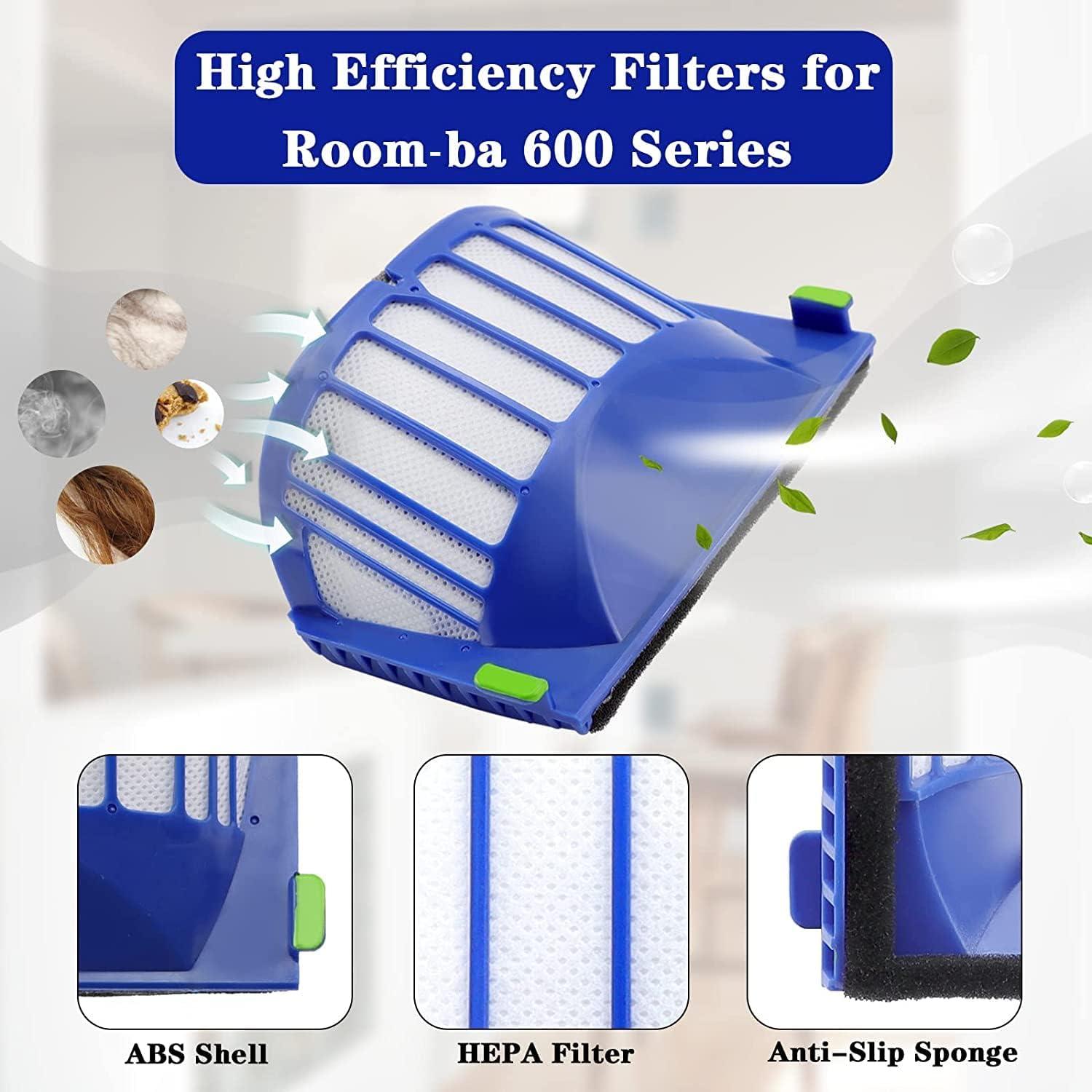 Kit de Repuesto i-Robot Roomba 600 Series - 3 Filtros y 3 Cepillos