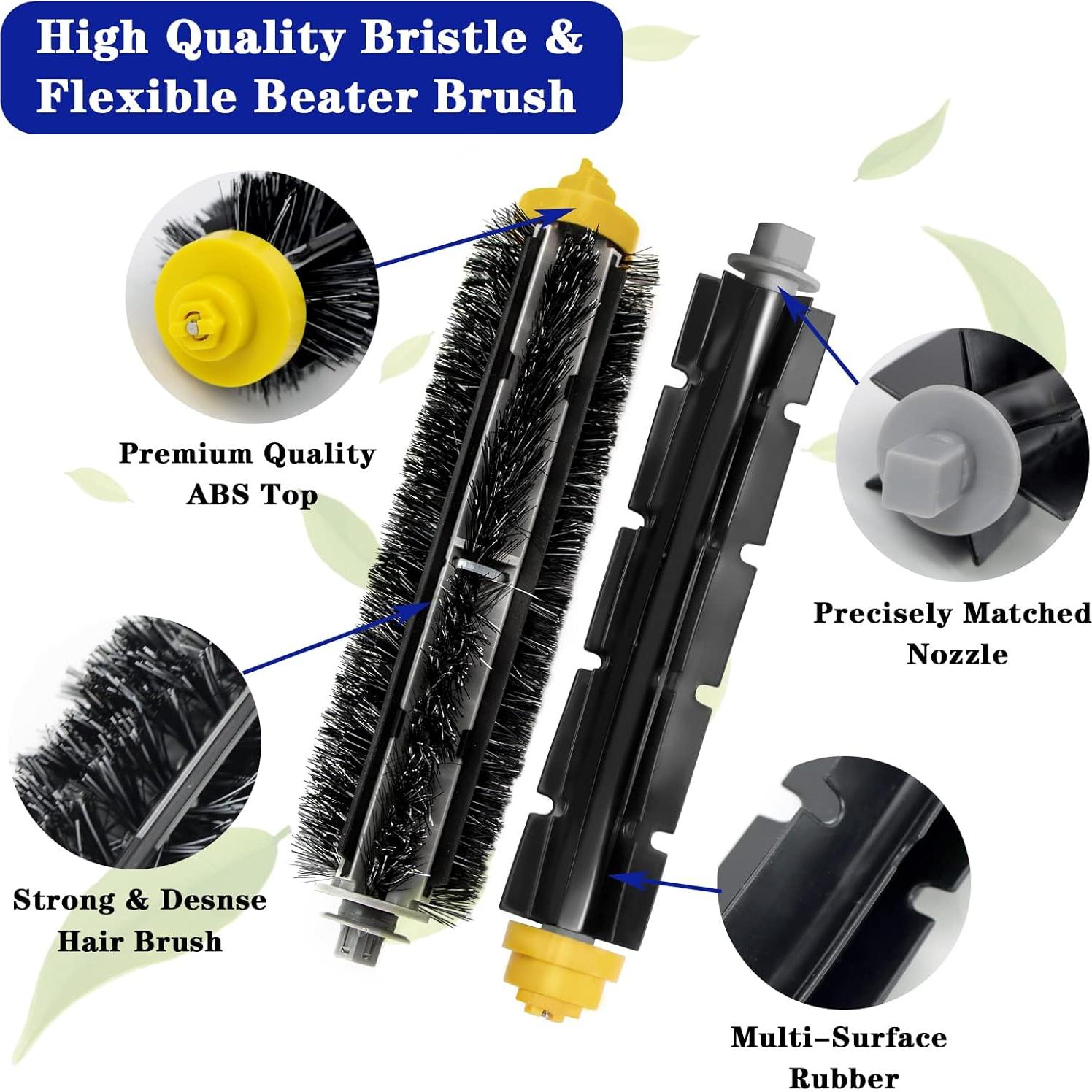 Kit de Repuesto i-Robot Roomba 600 Series - 3 Filtros y 3 Cepillos