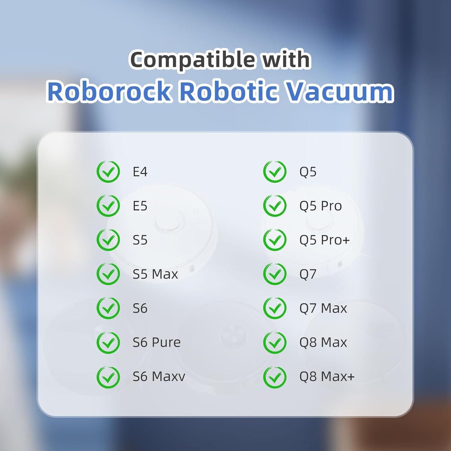 Paño de Repuesto Microfibra SONGRUI para Roborock - 4 Piezas
