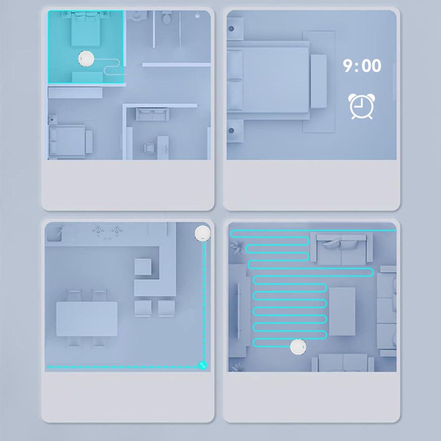 Aspiradora Robot EcoTypee 2700Pa Control APP 3 en 1