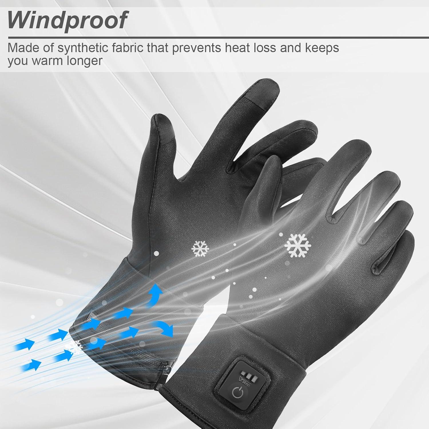 Guantes Calentados V.Step G34 Recargables Táctiles Unisex
