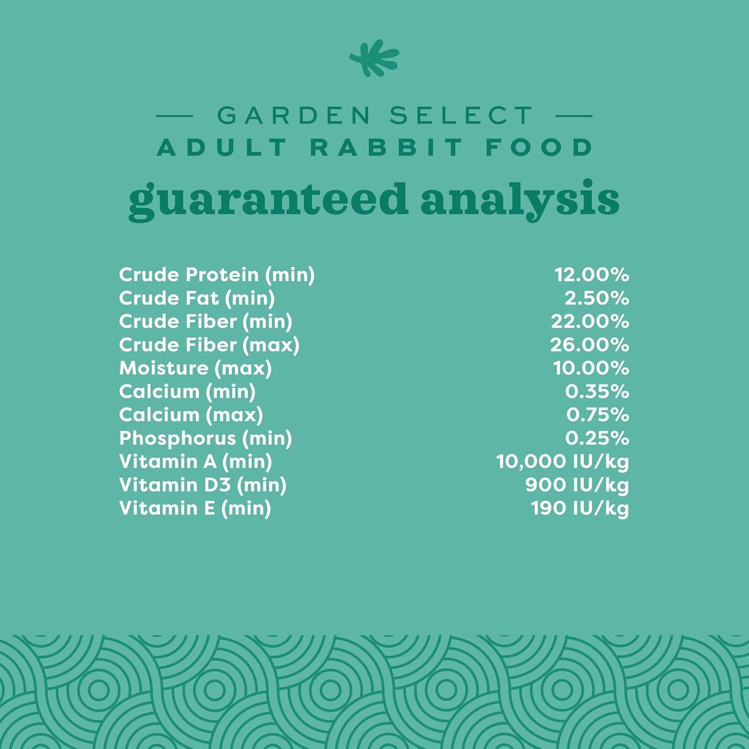 Alimento para Conejos Oxbow Garden Select 3.63 kg Adulto