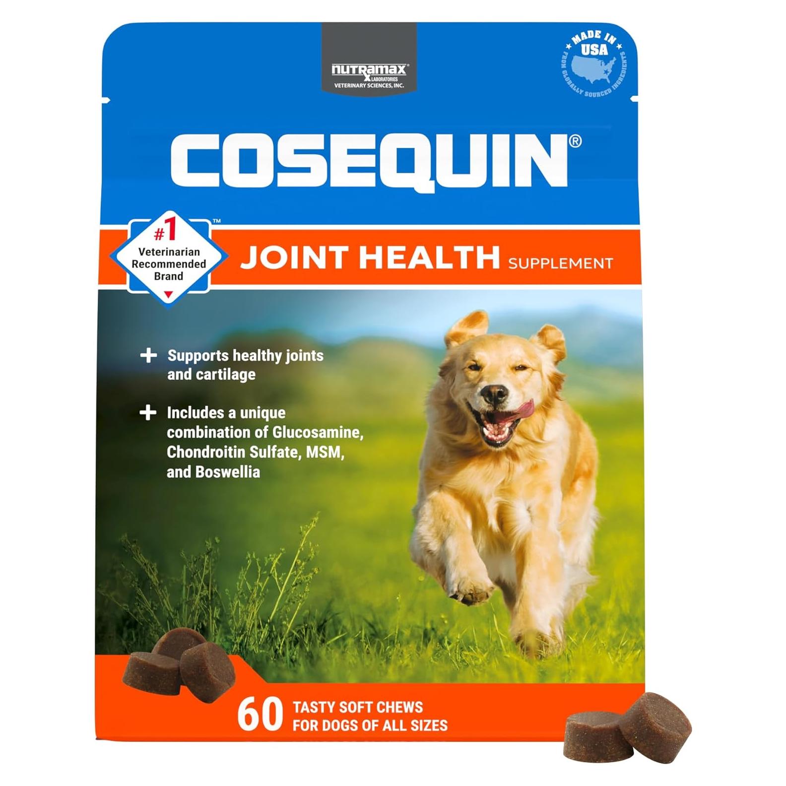 Suplemento Articular Nutramax Cosequin DS Plus MSM 60 masticables