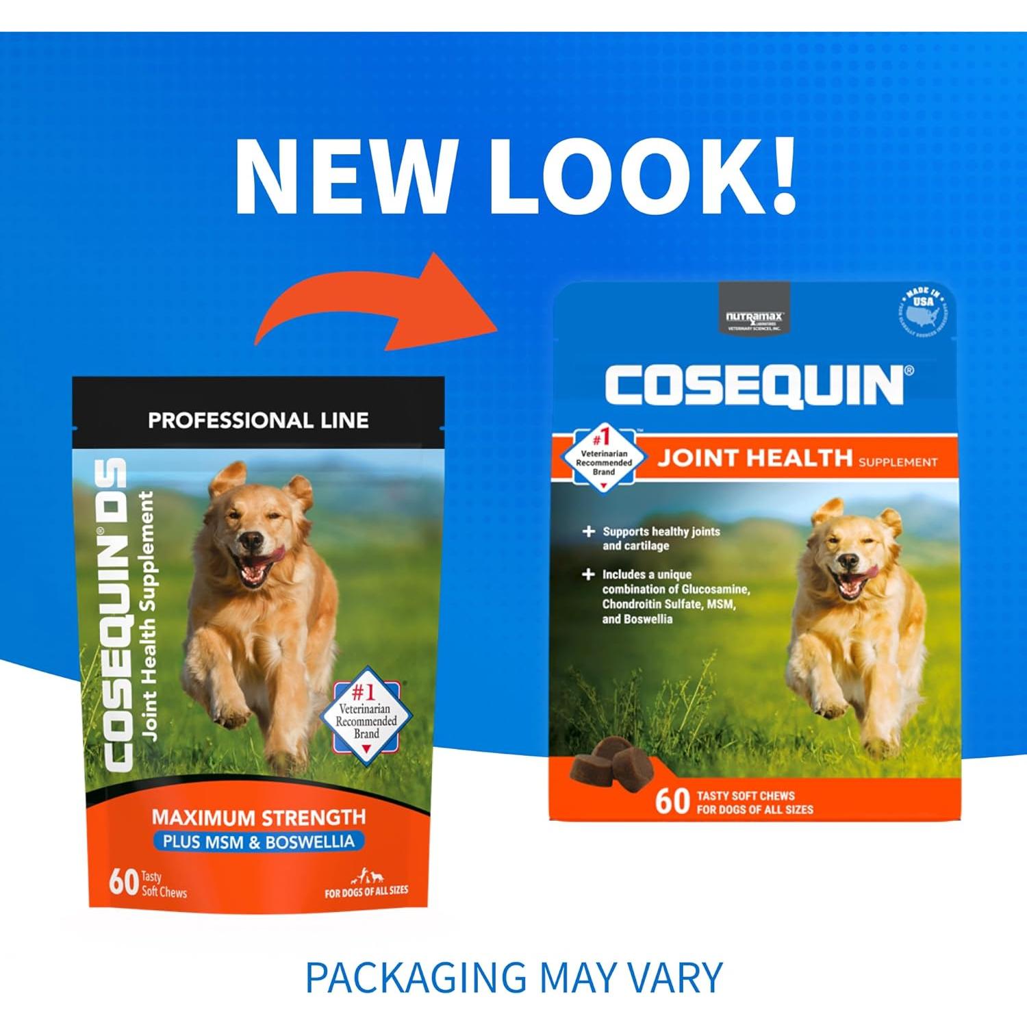 Suplemento Articular Nutramax Cosequin DS Plus MSM 60 masticables