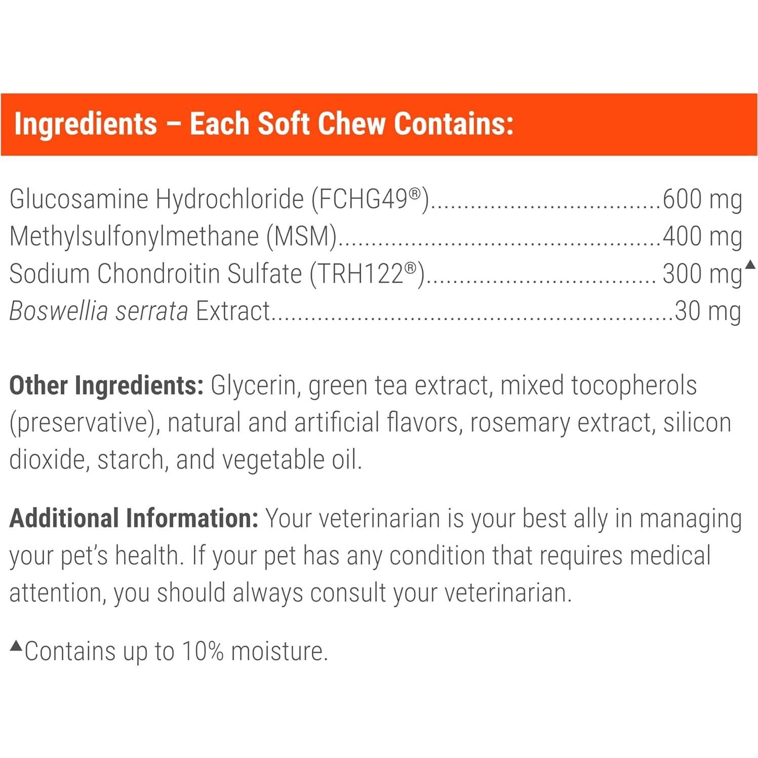 Suplemento Articular Nutramax Cosequin DS Plus MSM 60 masticables