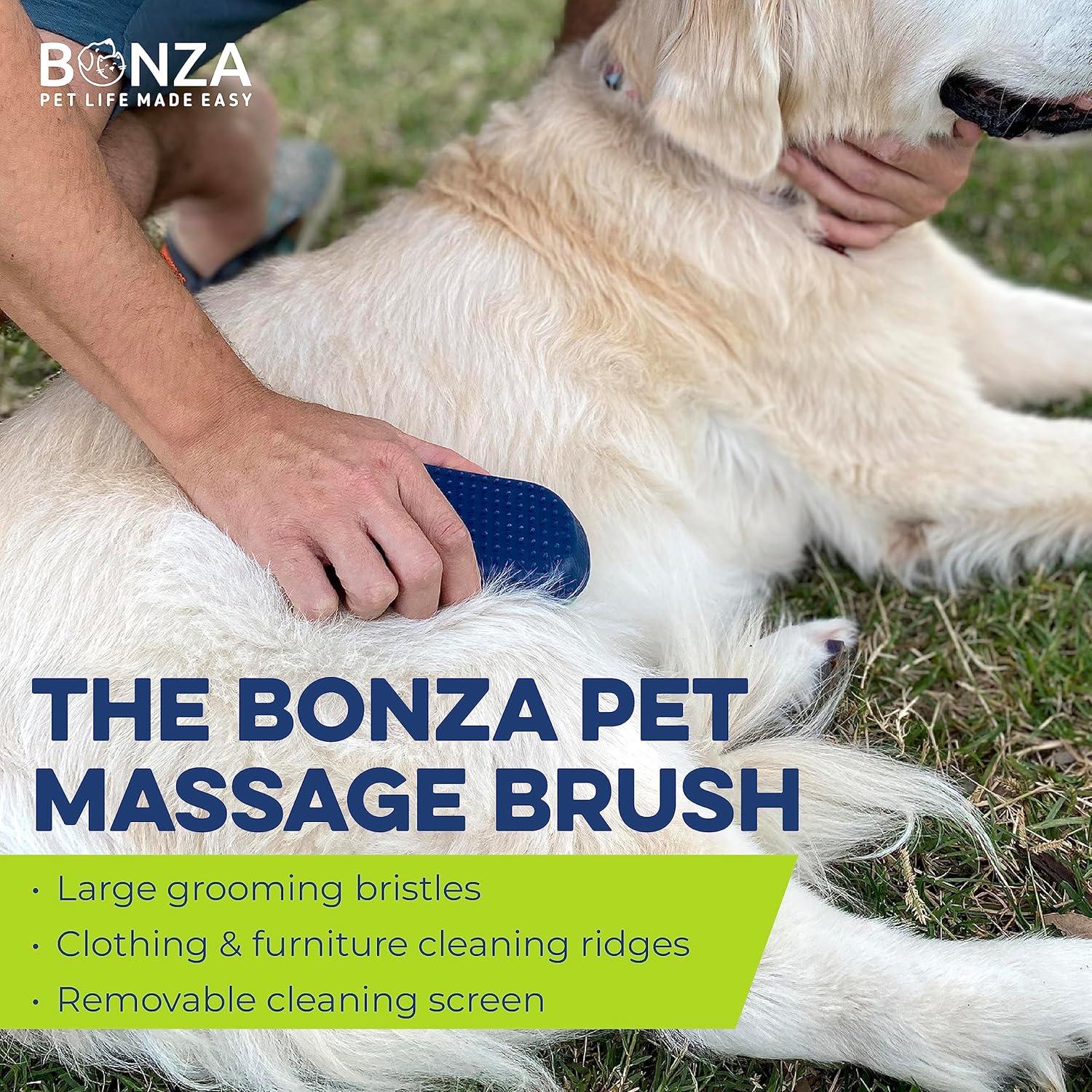 Cepillo de Masaje para Perros y Gatos Bonza BP-300A - Silicona